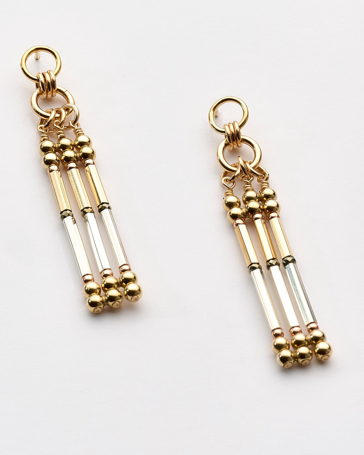 Gold-Filled-Woven-Trinity-Earrings