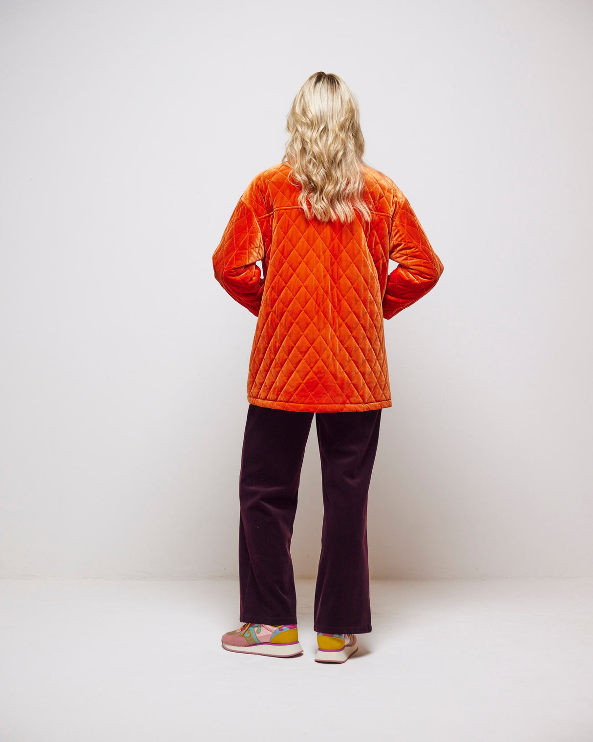 Burnt Orange Laia Quilted Jacket