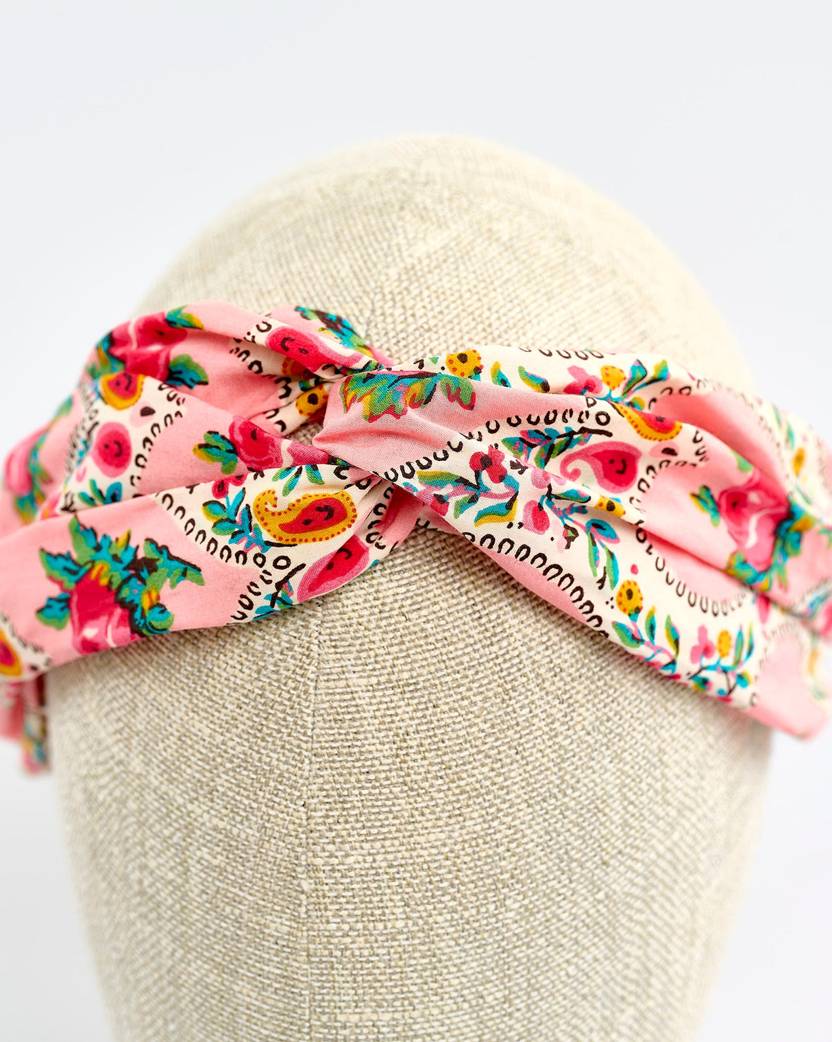 Floral Heart Cotton Hair Band