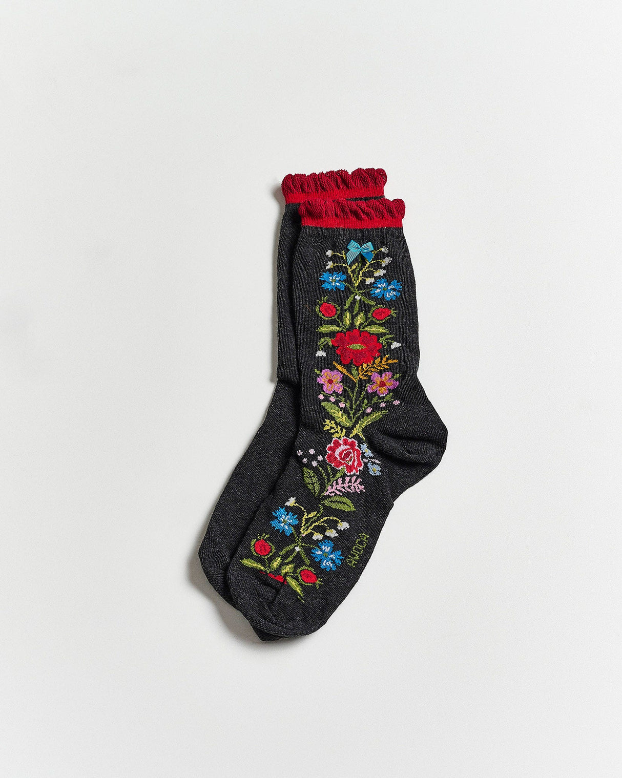 Floral-Rosa-Ankle-Socks