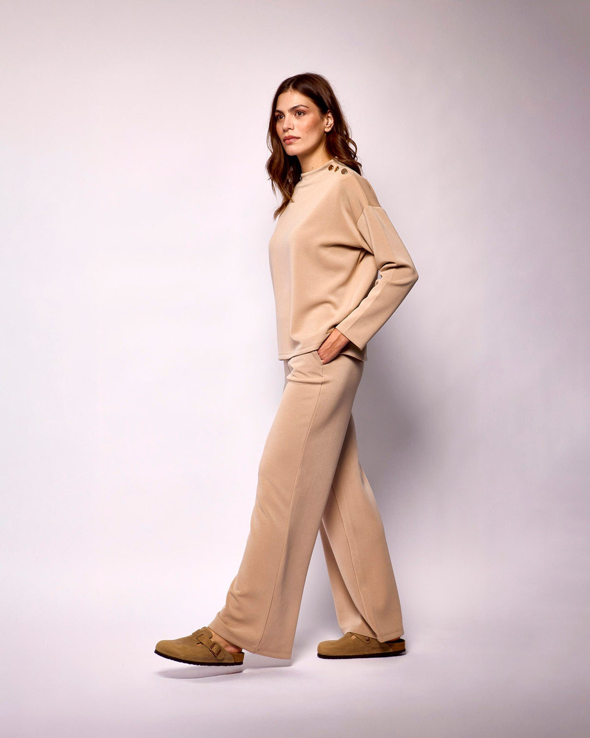 Desert Gaudi Wide Leg Trousers