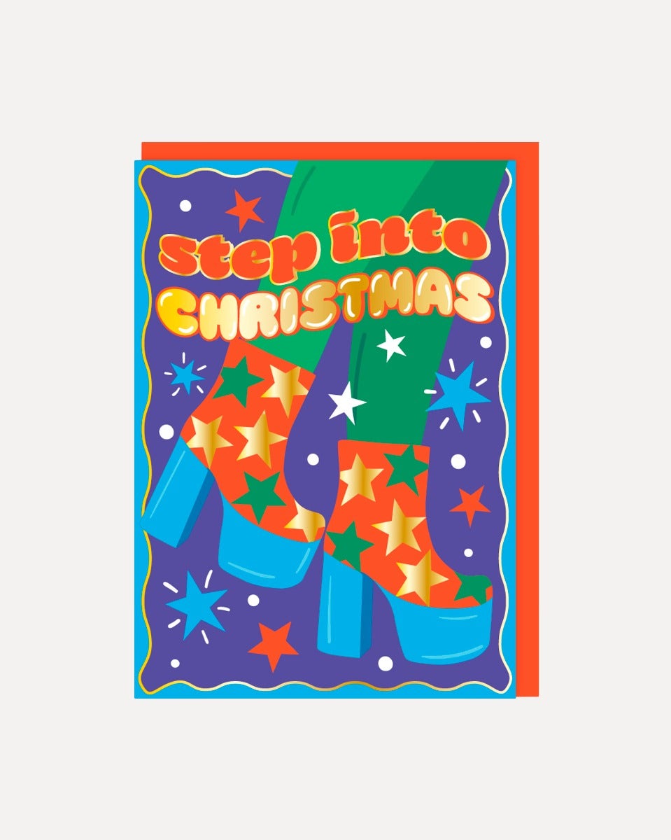 Step Into Christmas Christmas Card