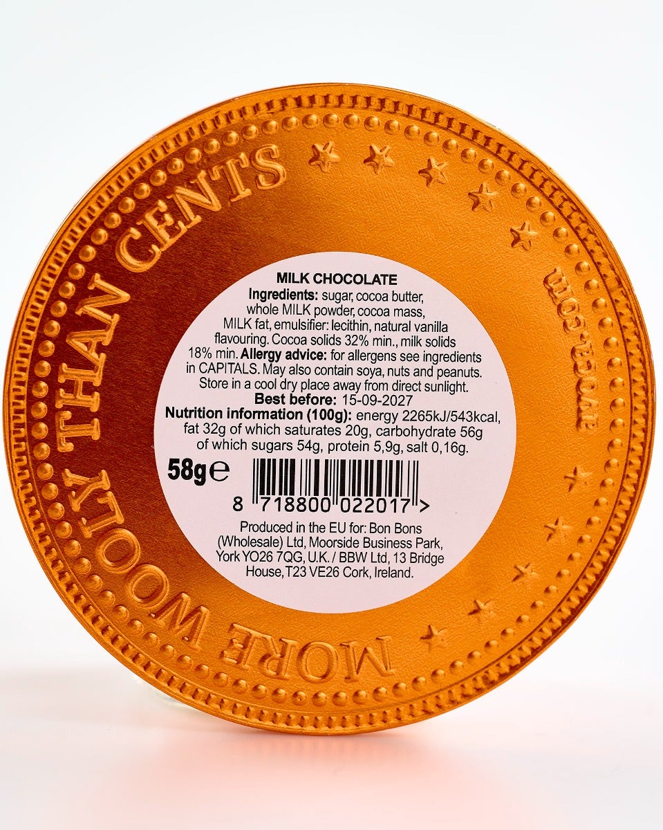 Avoca Miss Wooly Penny Copper Chocolate Coin