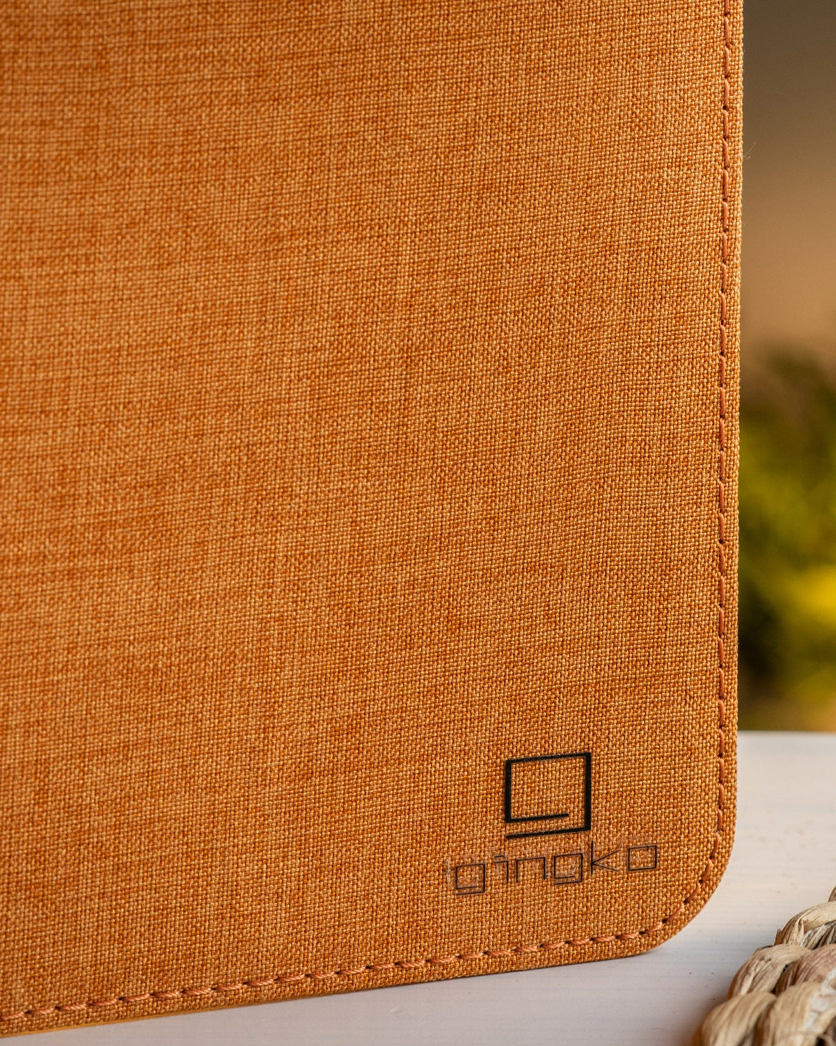 Orange Fabric Smart Book Light