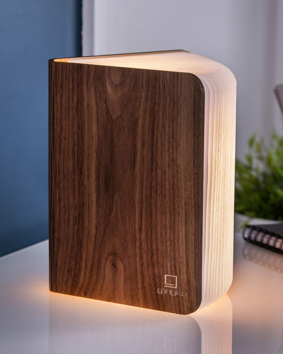 Walnut Wood Smart Book Light