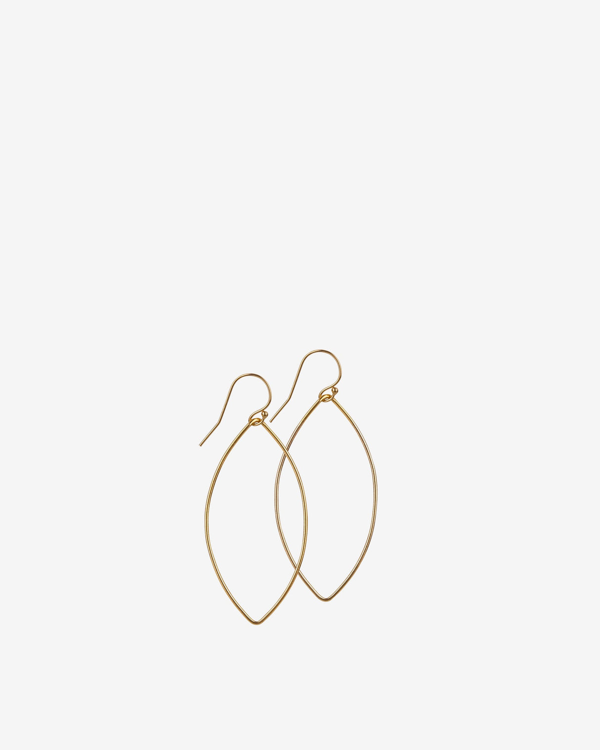 Gold Filled Oval Earrings
