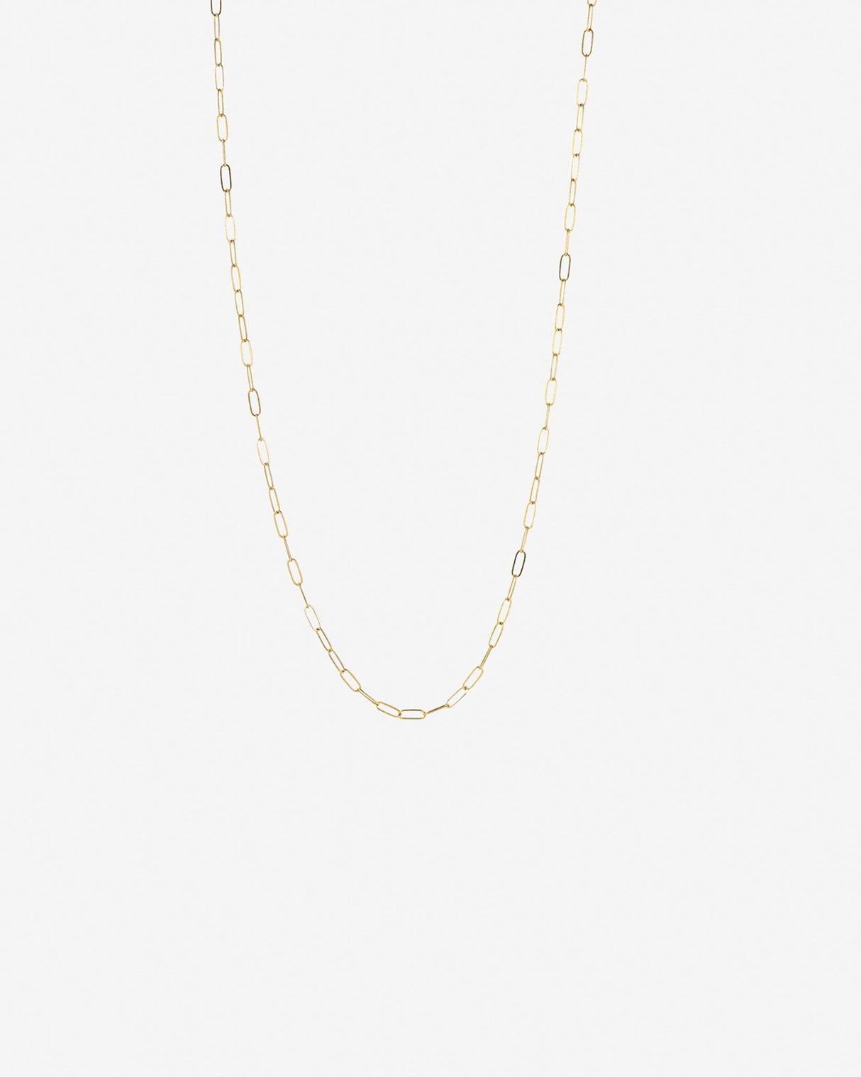 Gold Filled Paperclip Necklace