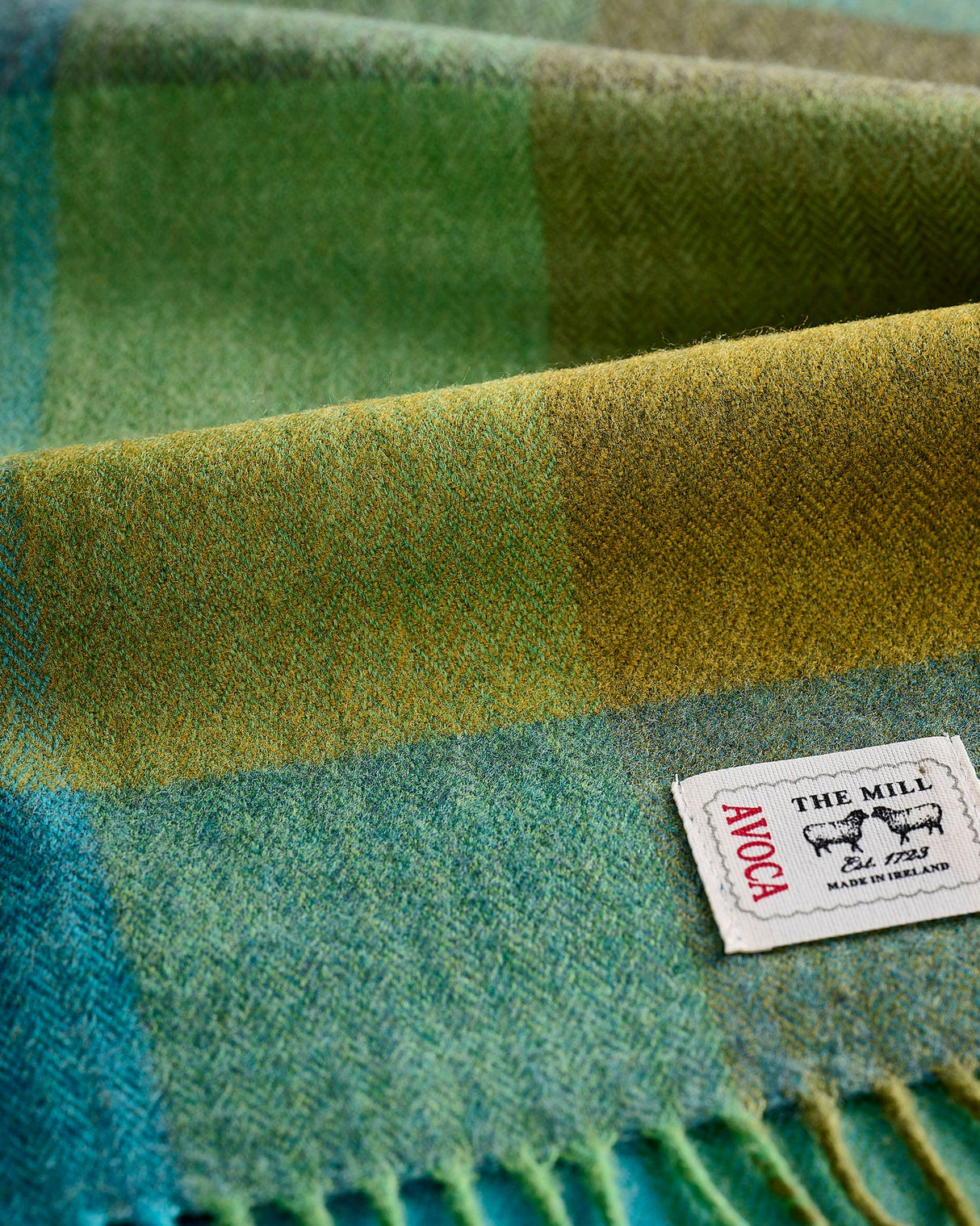 Green Fields Merino Scarf