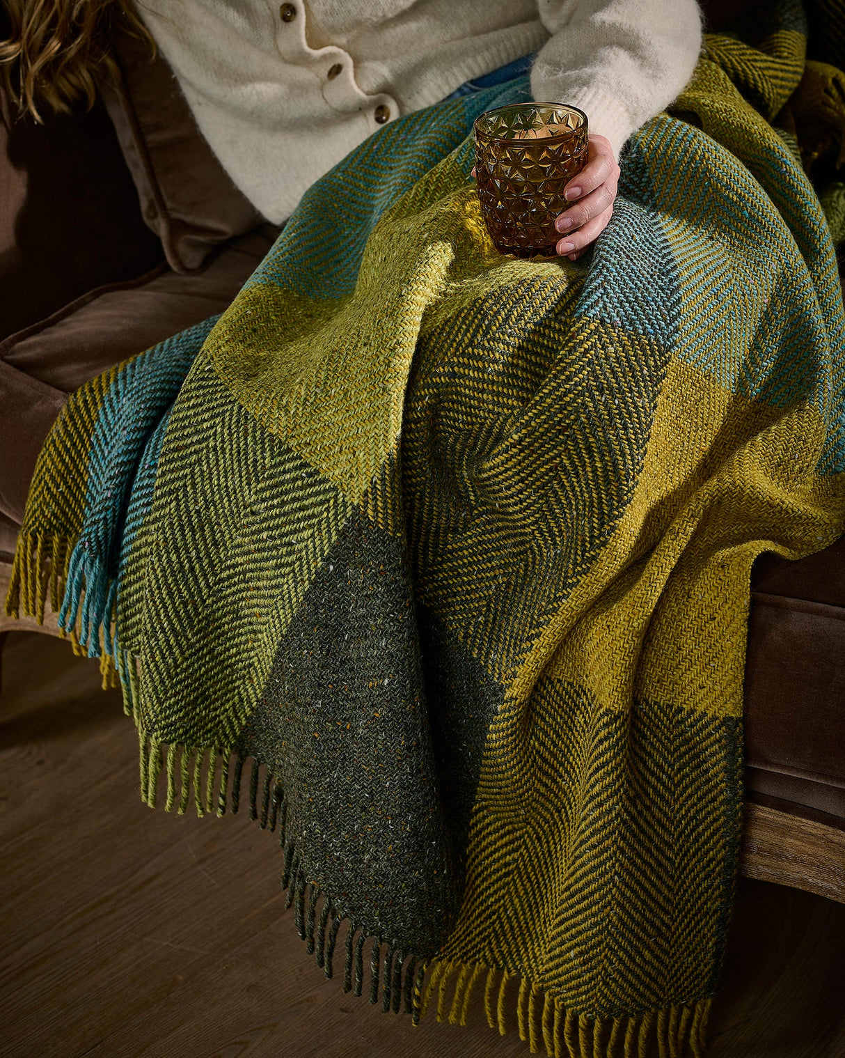 Green Hills Heavy Donegal Throw