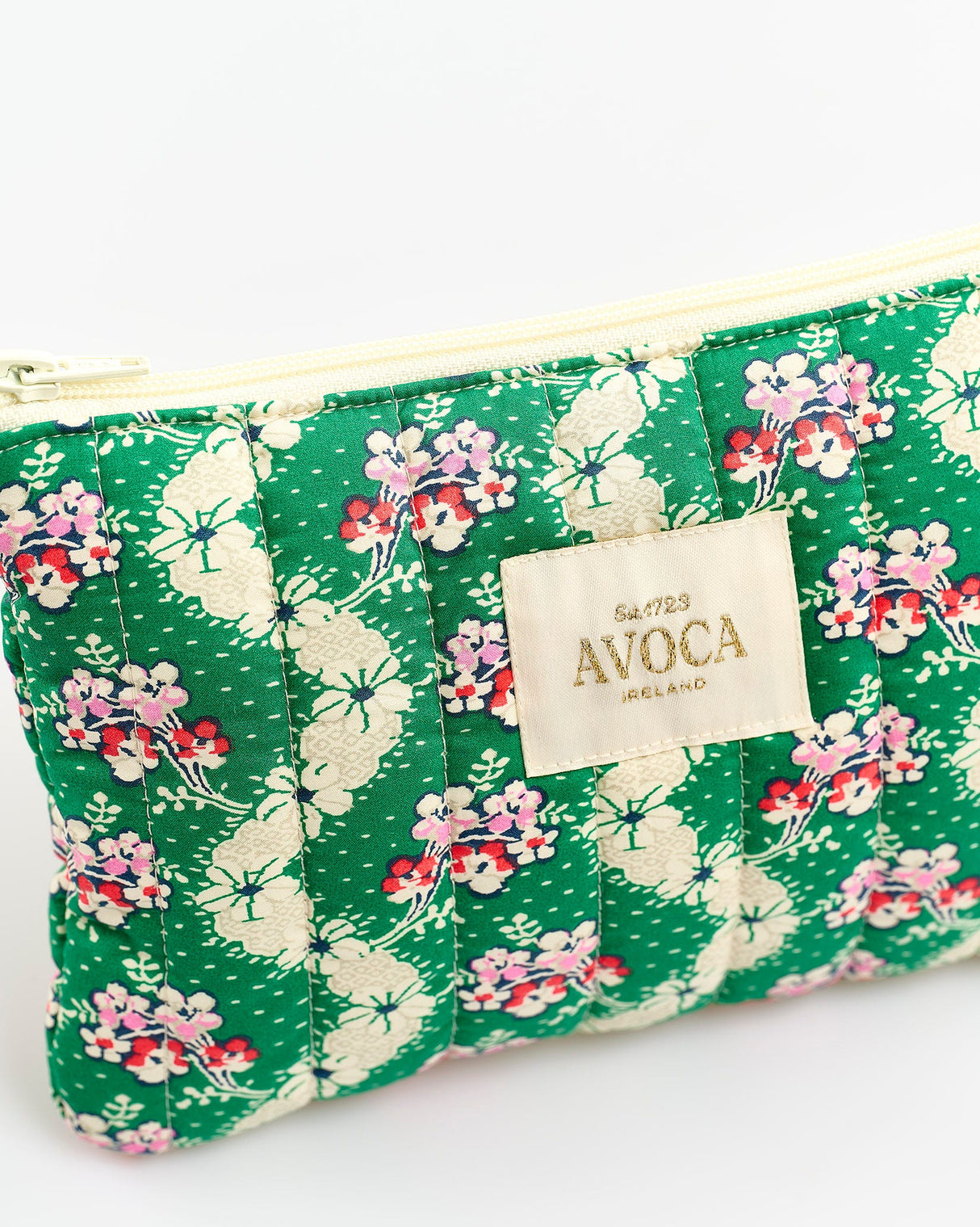 Green Wave Small Cosmetic Pouch