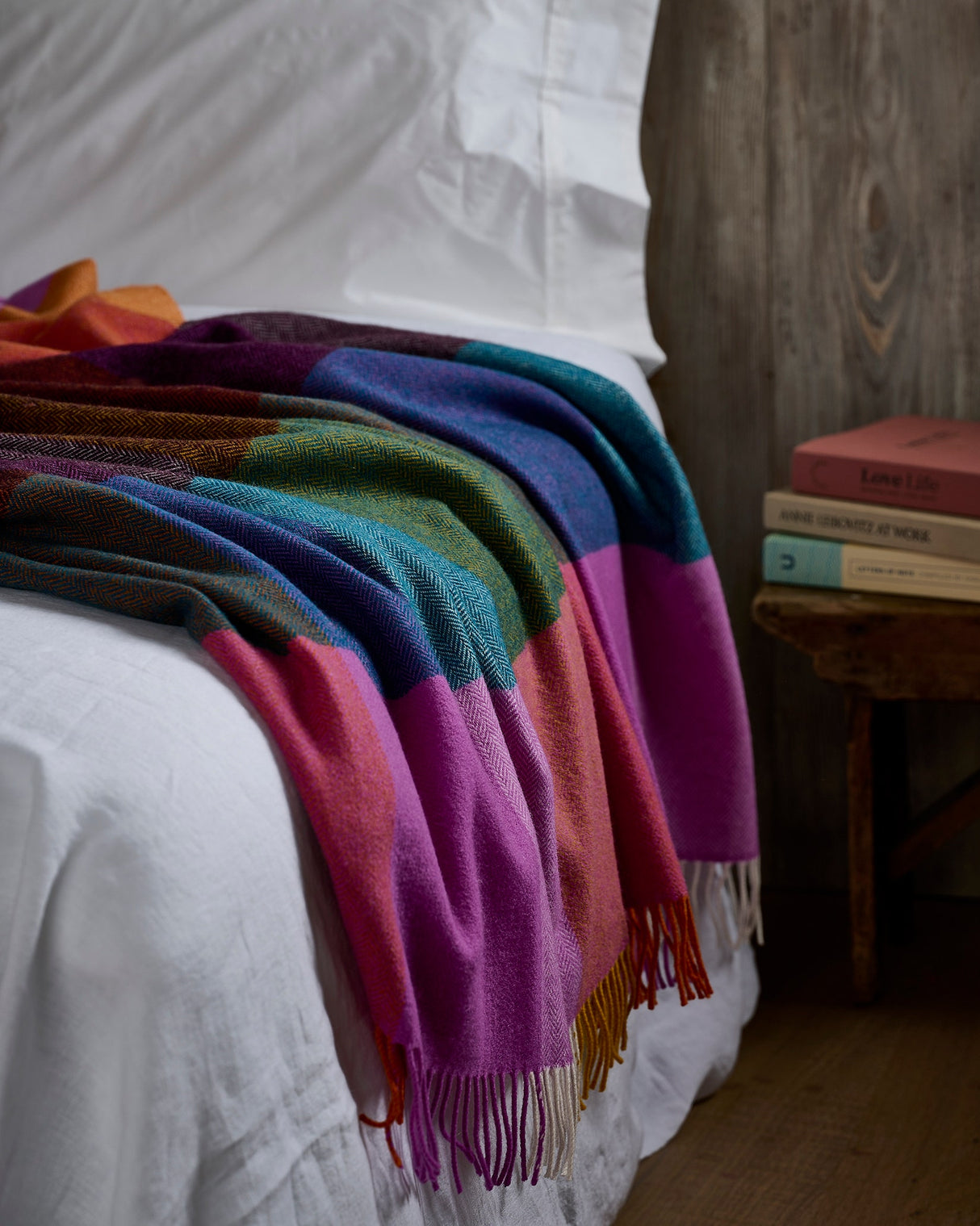 Hellfire Lambswool Throw