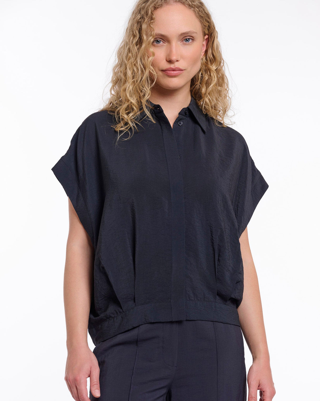 Dark-Navy-Imela-Collar-Top