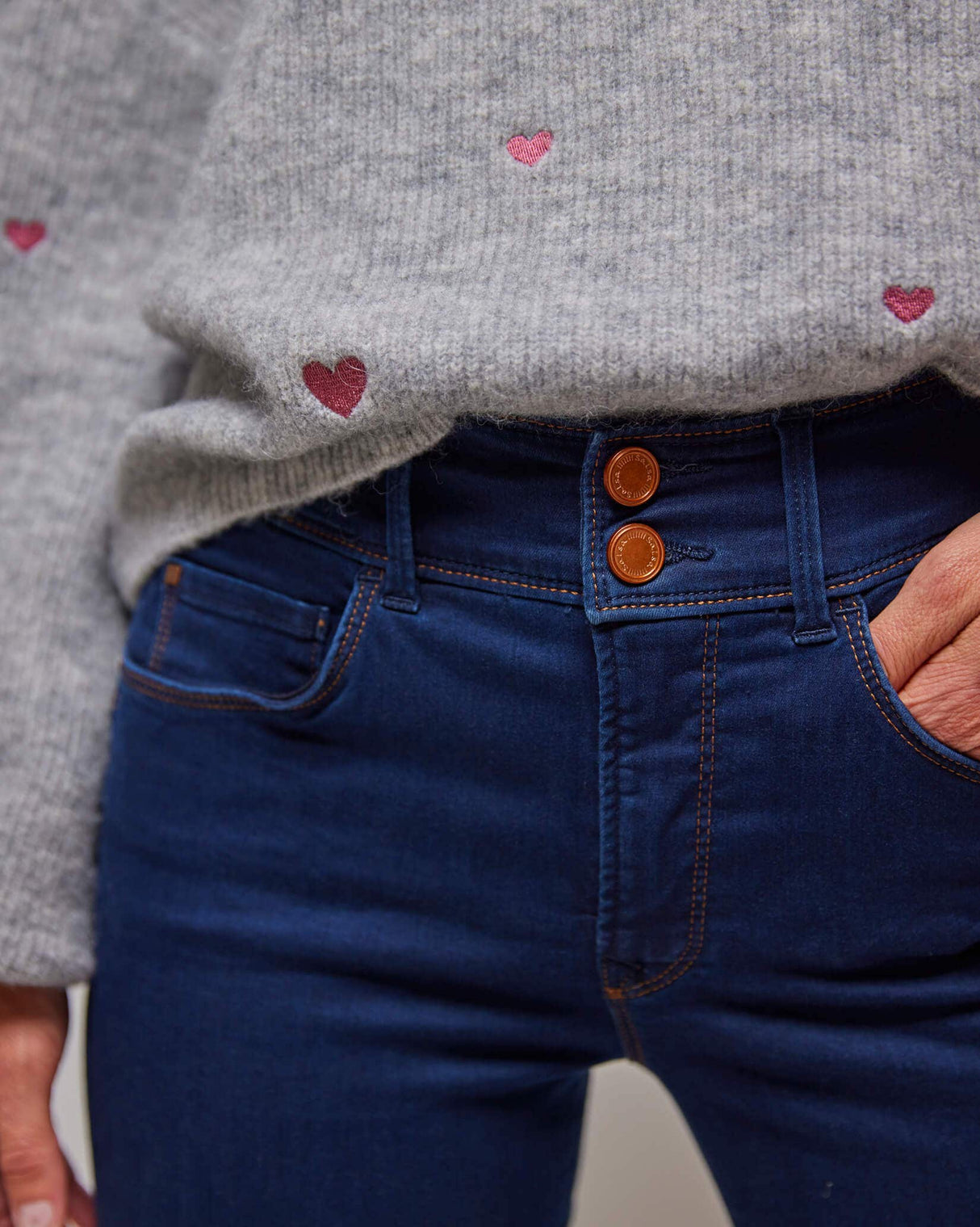 Indigo Push In Secret Slim Jeans