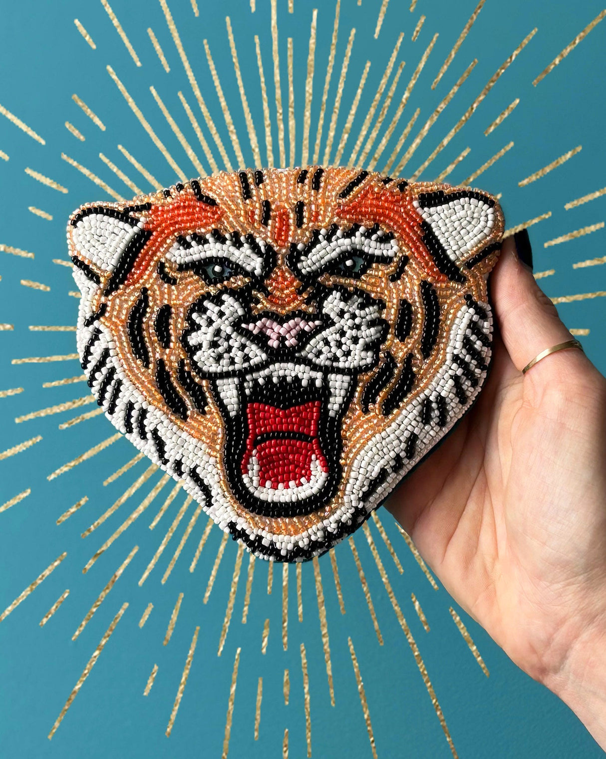 Inked Tiger Coin Purse