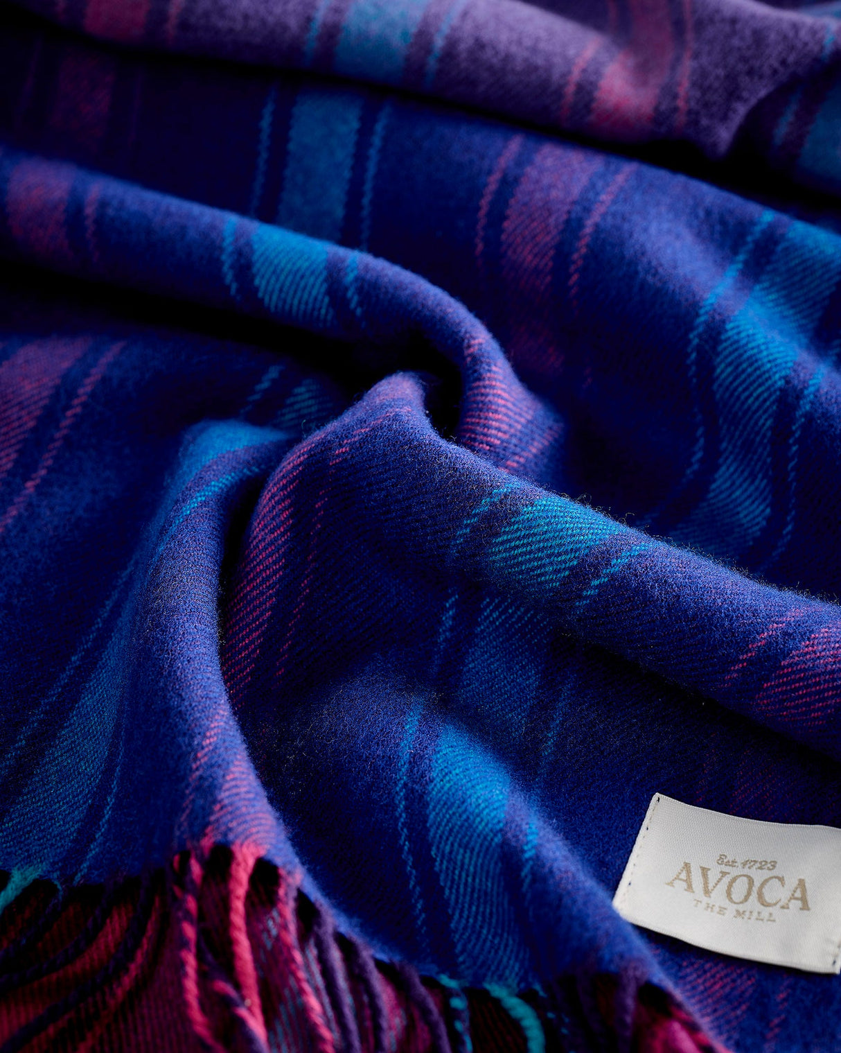 Jewel Fields Wide Merino Scarf