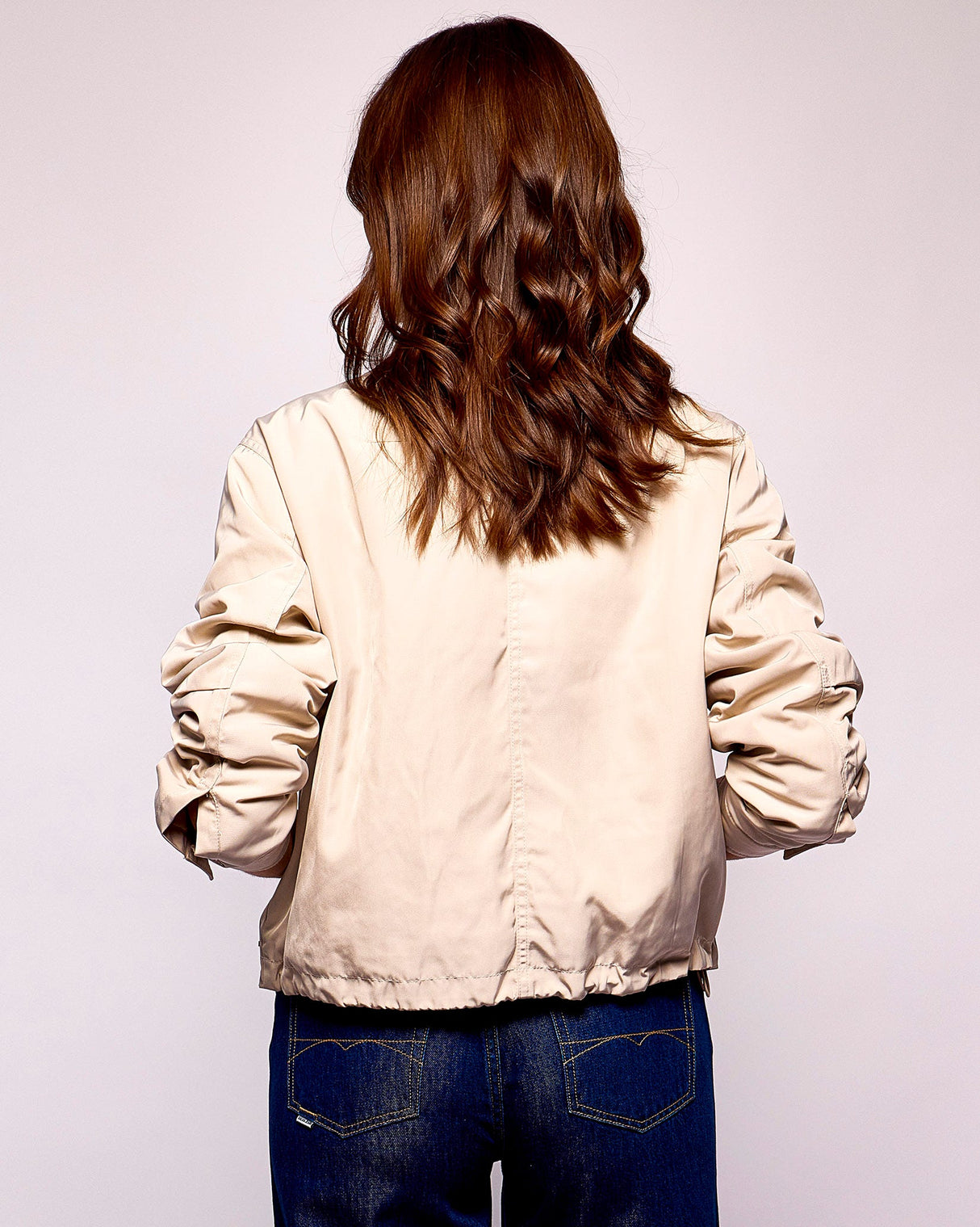 Fog Grey Jitske Bomber Jacket