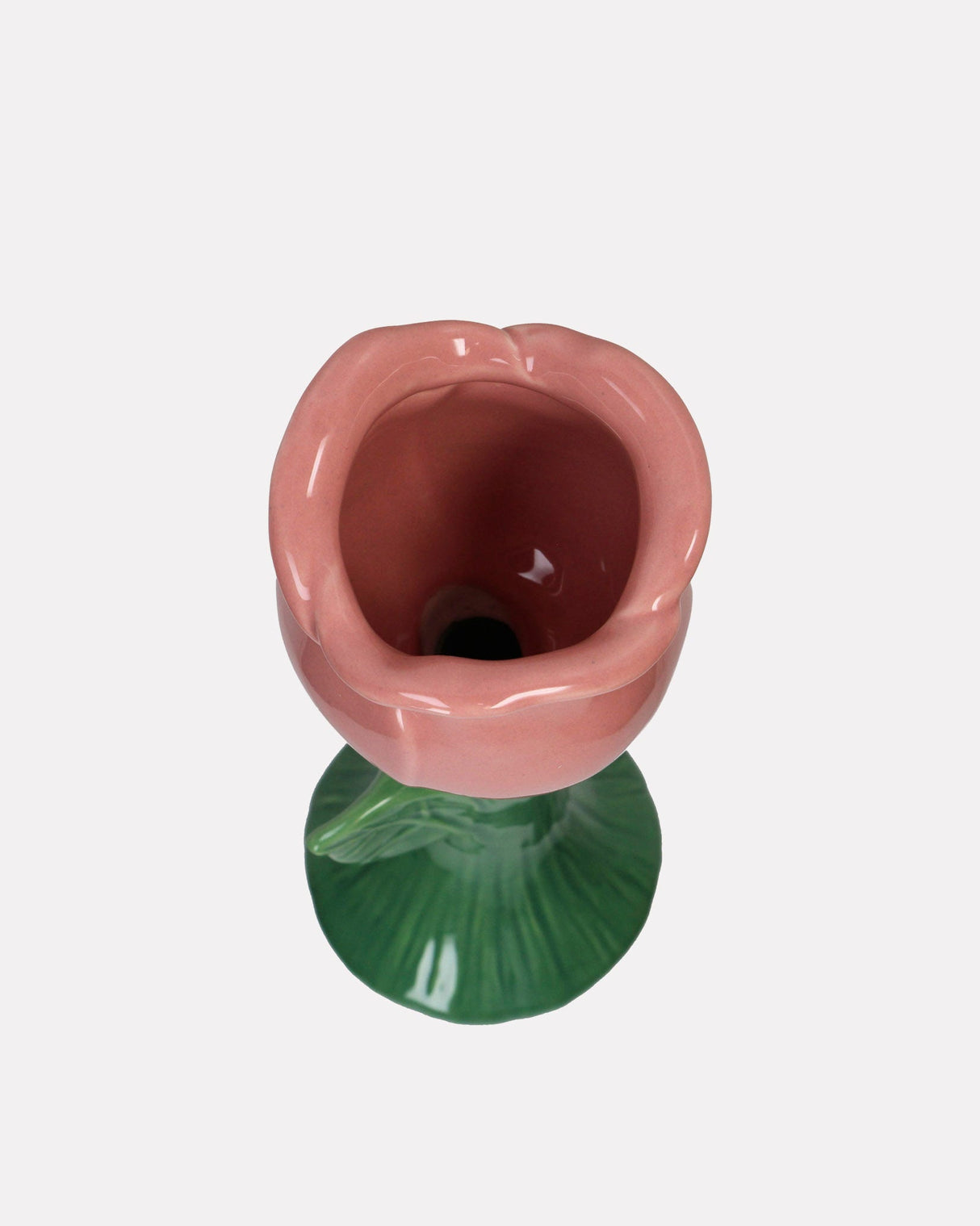 Pink Rose Fine Earthenware Vase