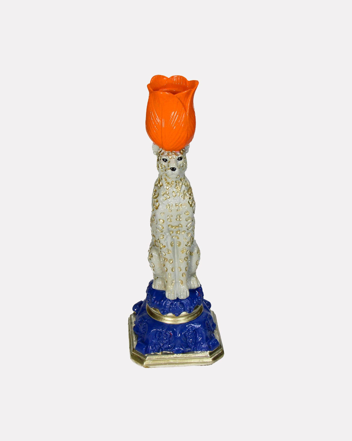 Leopard-Orange-Tulip-Candle-Holder