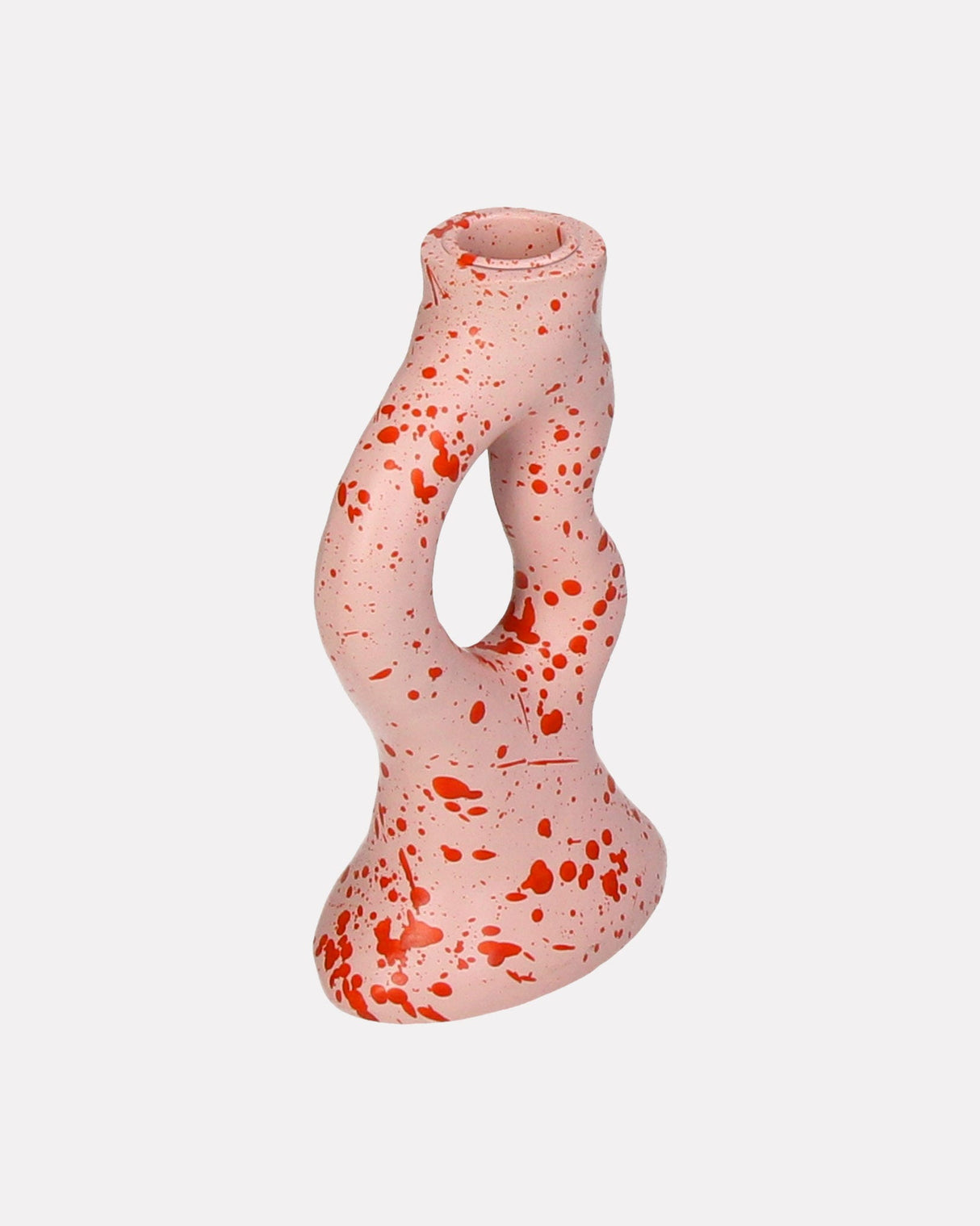 Pink-Red-Organic-Splatter-Candle-Holder