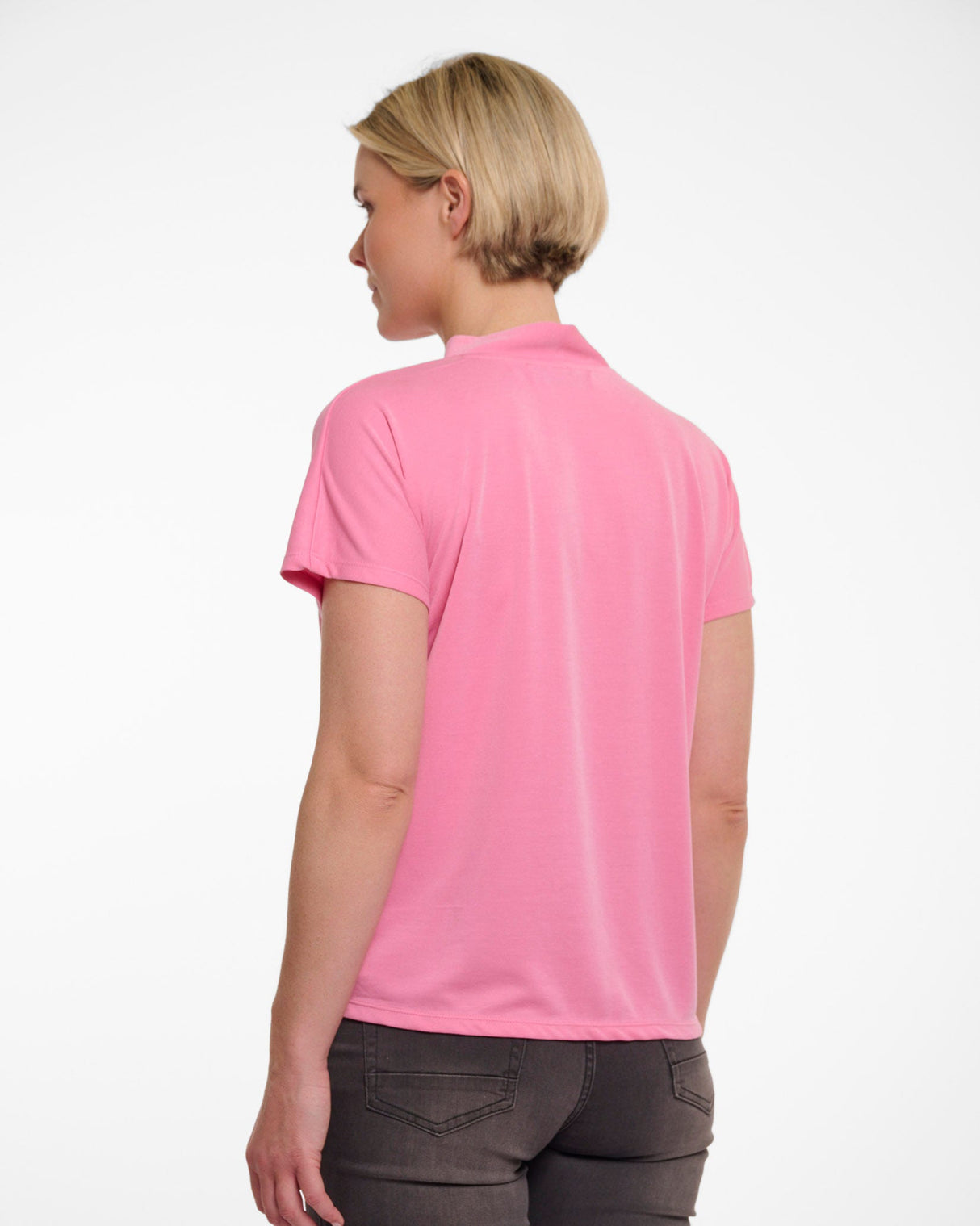 Bright-Pink-Kallie-V-Neck-Top