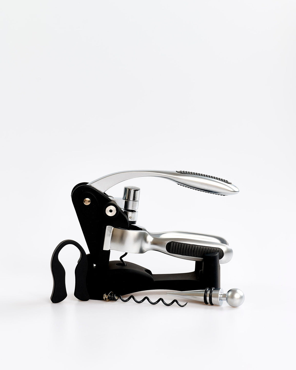 Deluxe Lever-Arm Corkscrew Set