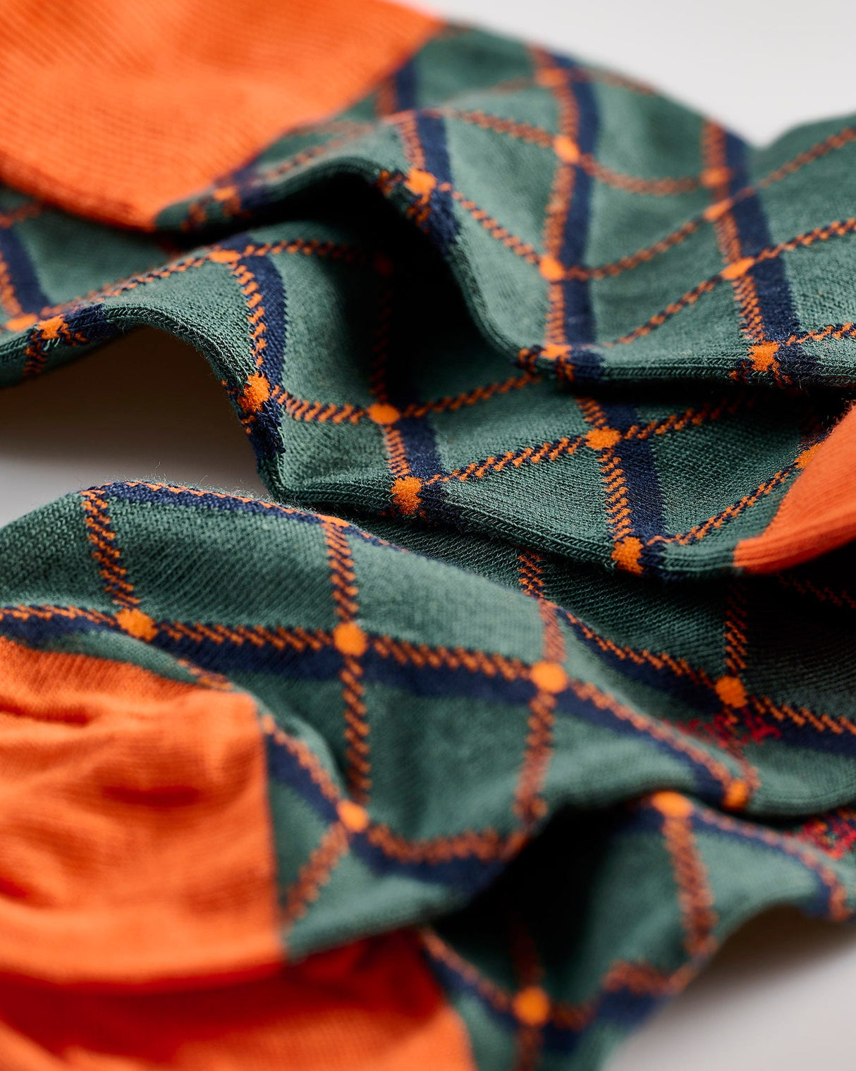 Green-Orange-Diamond-Socks