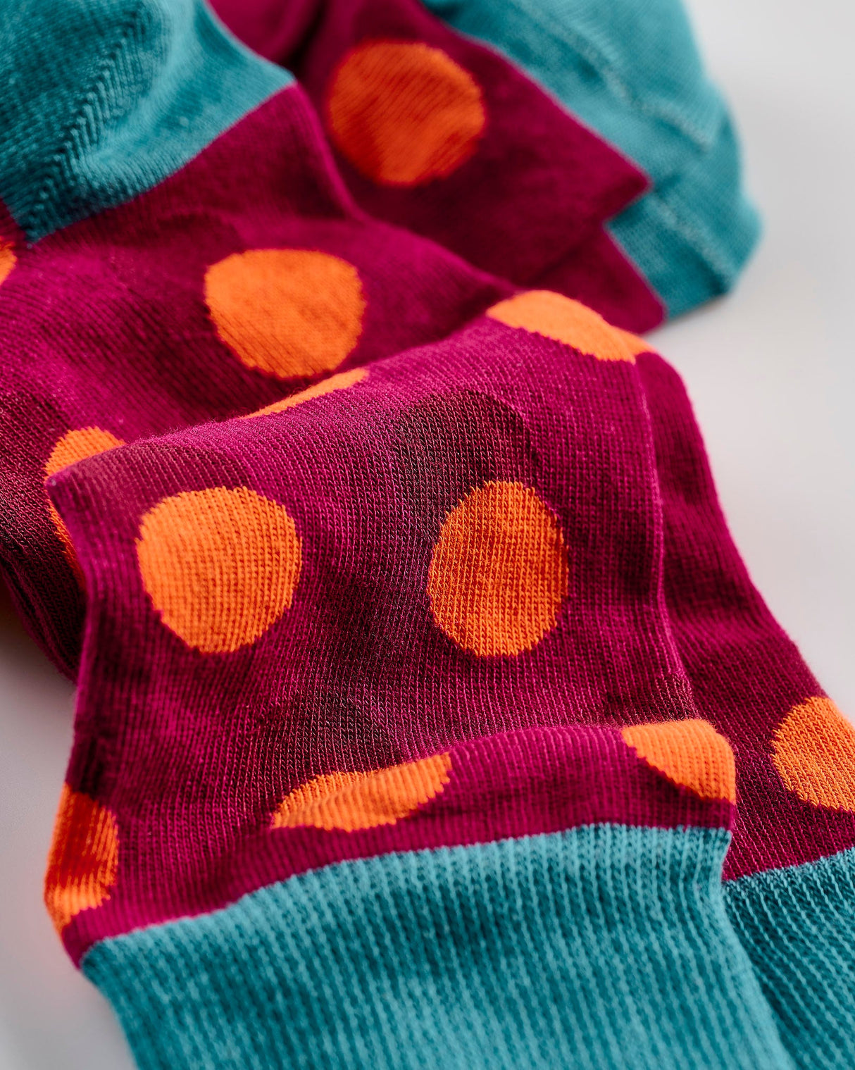 Orange-Spot-Socks