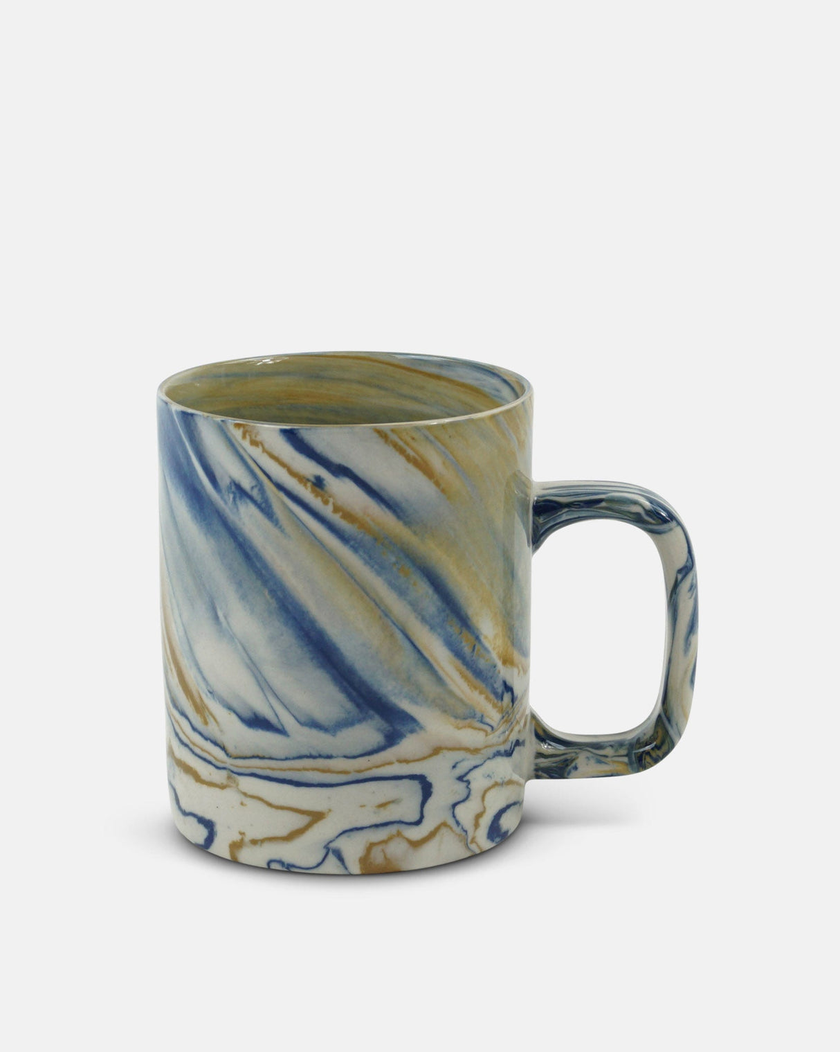 Mustard-Blue-Marble-Cyl-Large-Stoneware-Mug