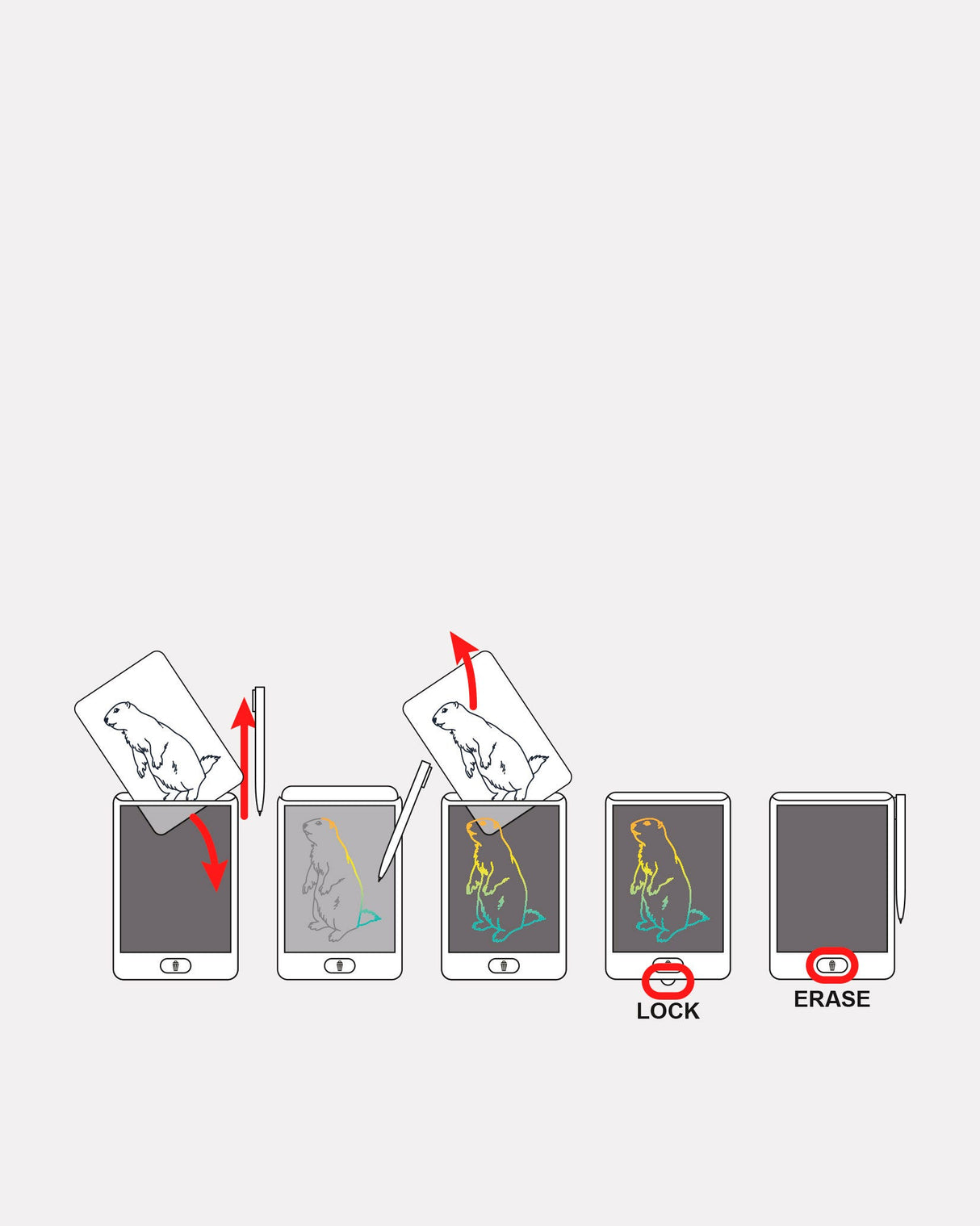 Kidywolf 'Dinosaurs' Mini Drawing Pad