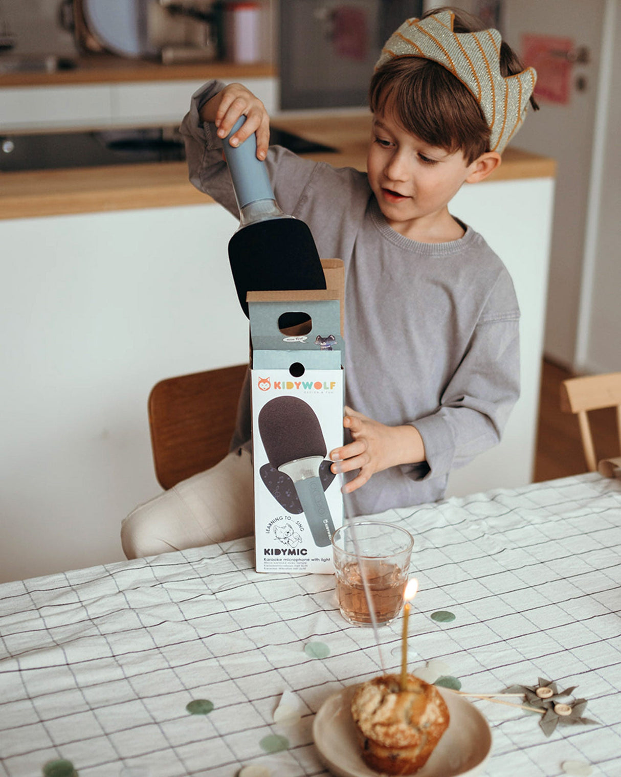 Kidywolf Blue All-In-One Microphone