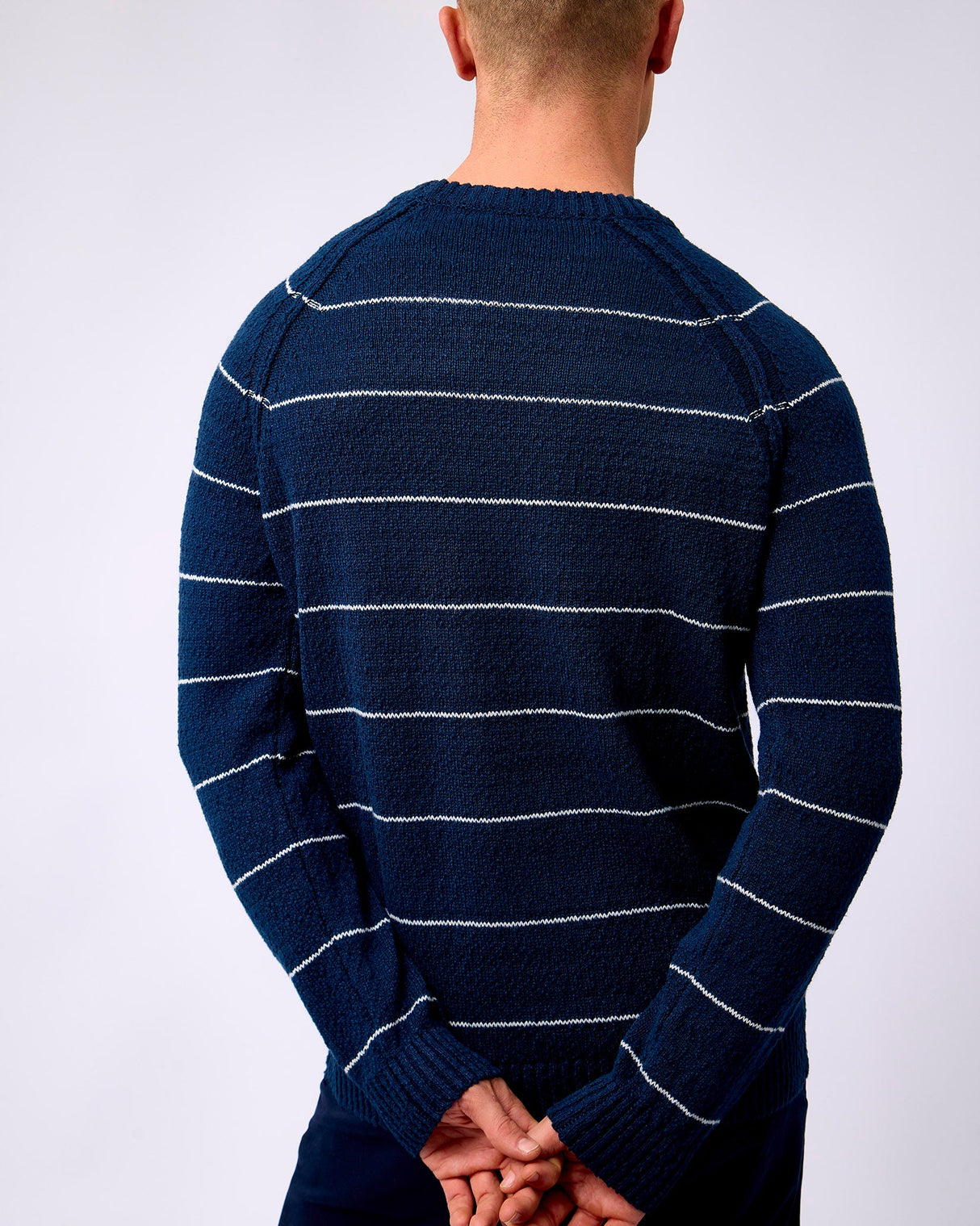 Sky-Captain-Agassi-Striped-Knit-Jumper