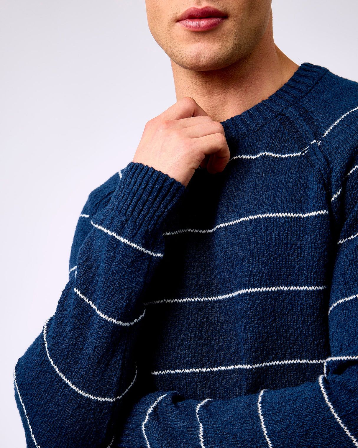 Sky Captain Agassi Striped Knit Jumper