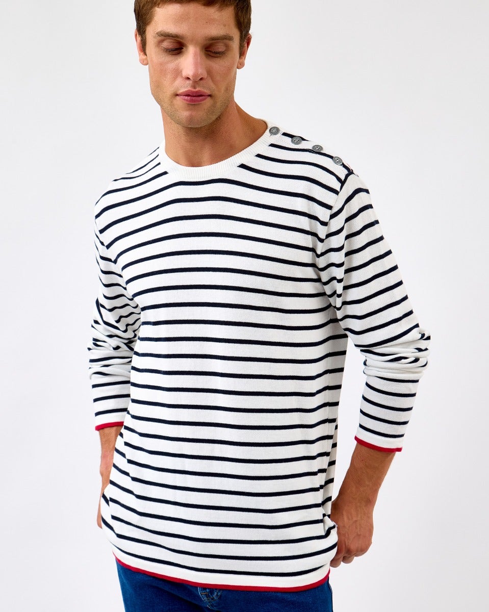 Snow White Oscar Striped Long Sleeve Top