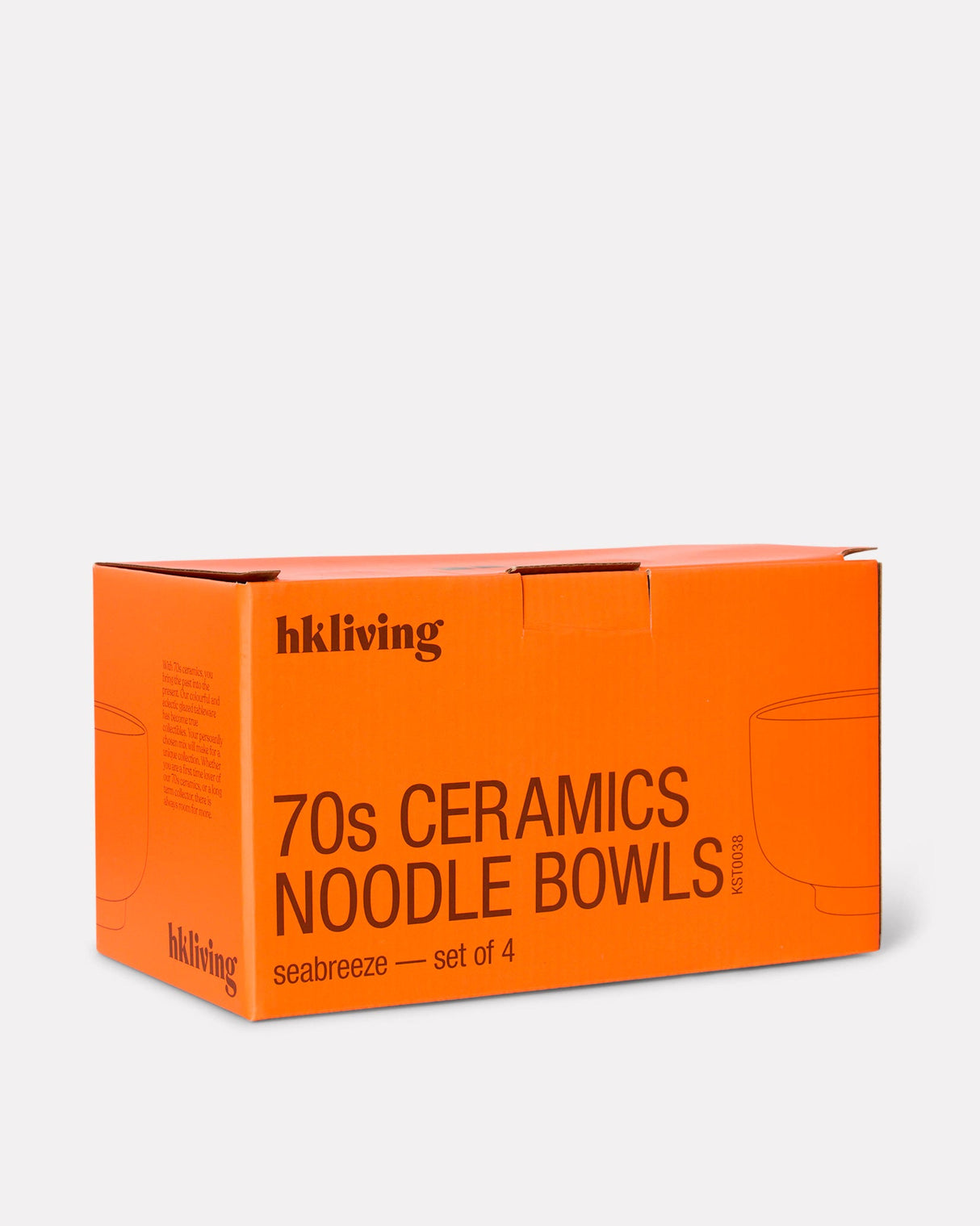 Seabreeze 70s Ceramics Noodle Bowls - Set of 4