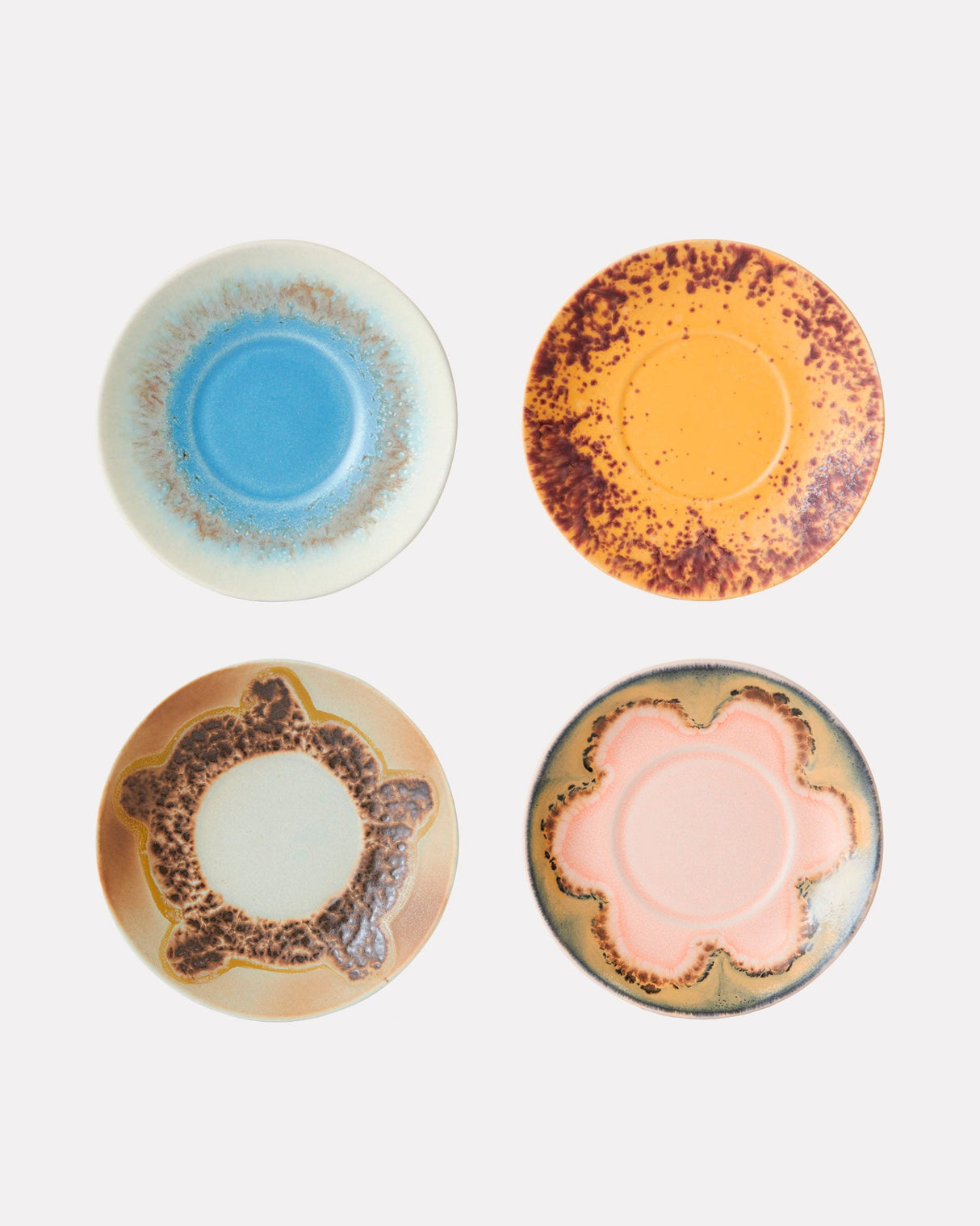 Ocean-70s-Ceramics-Saucers-Set-of-4