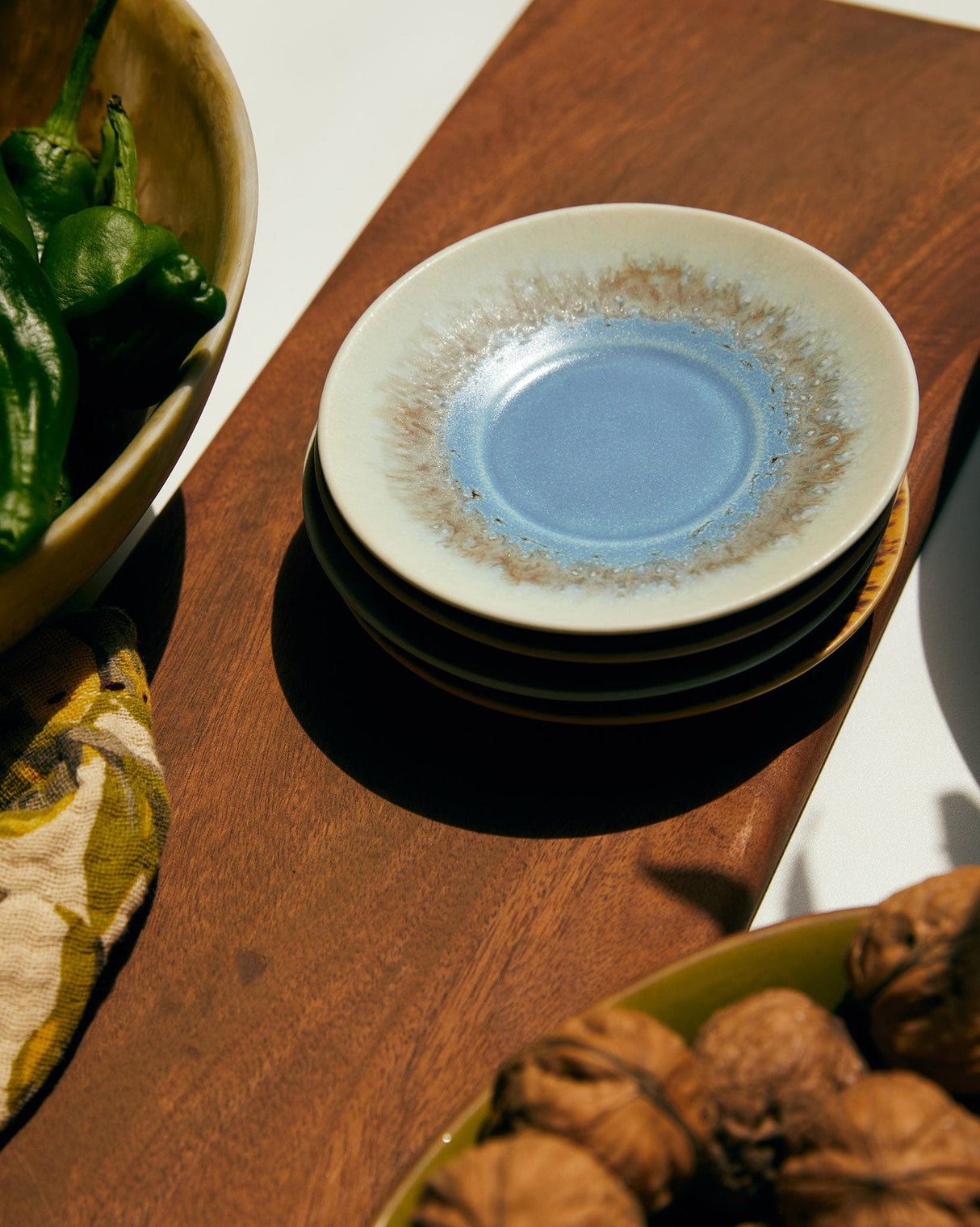 Ocean 70s Ceramics Saucers - Set of 4