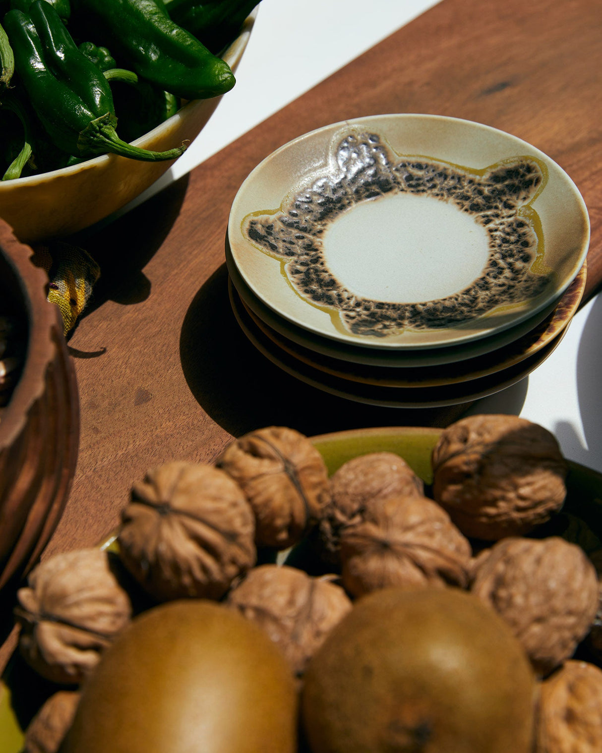 Ocean 70s Ceramics Saucers - Set of 4