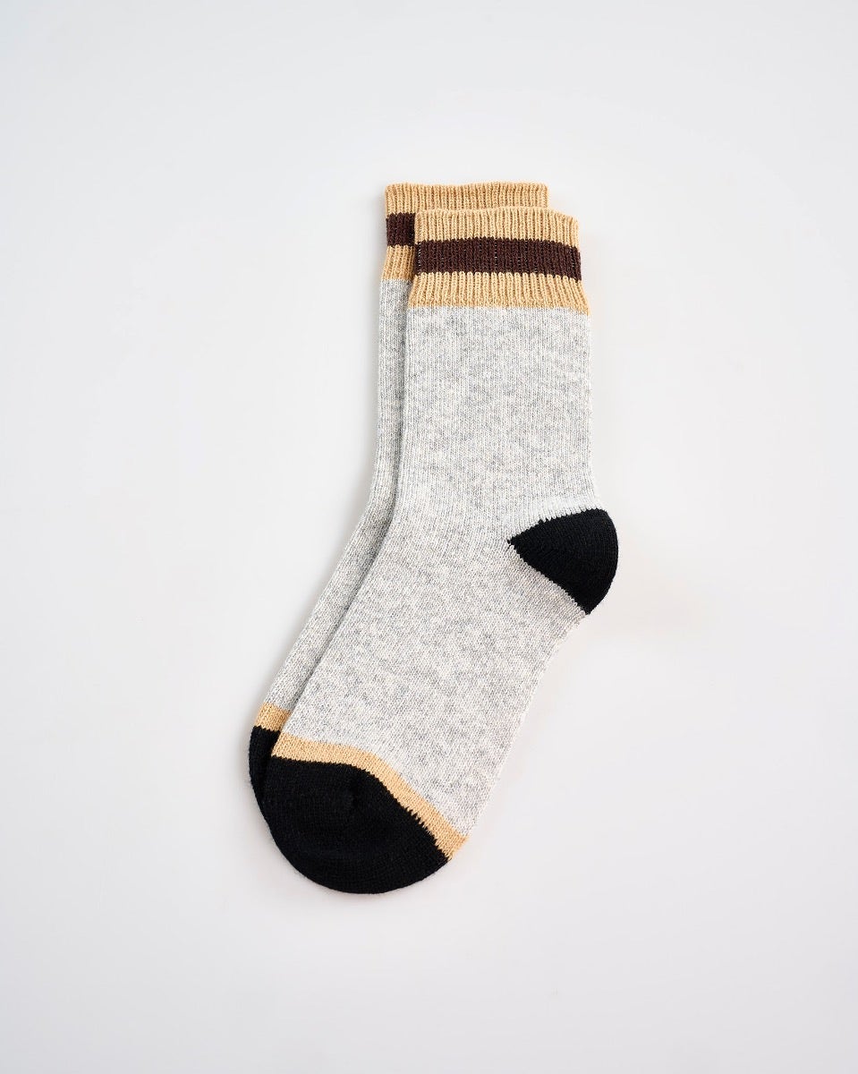 Grey Cashmere Blend Women's Socks
