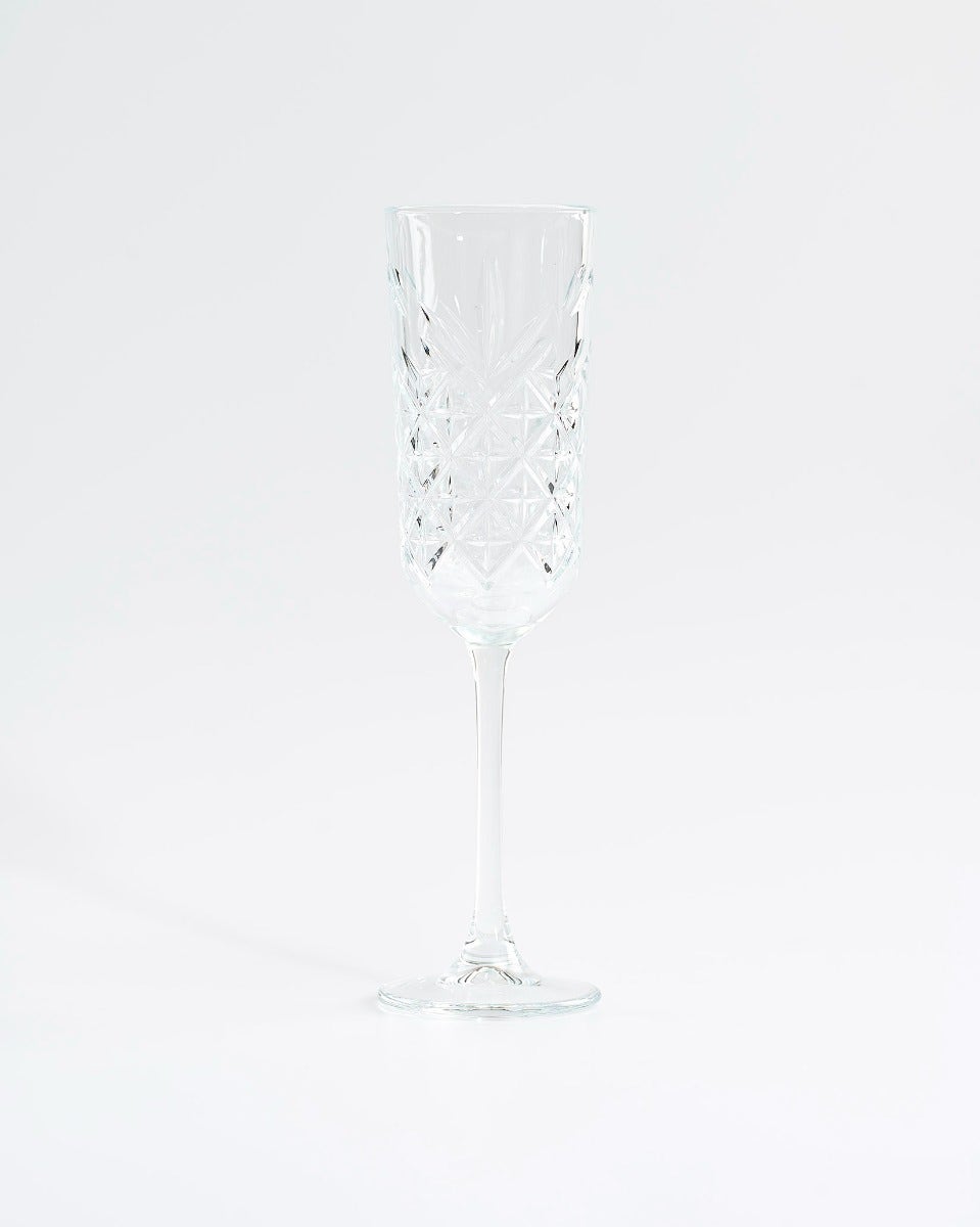 Timeless Vintage Flute Glass