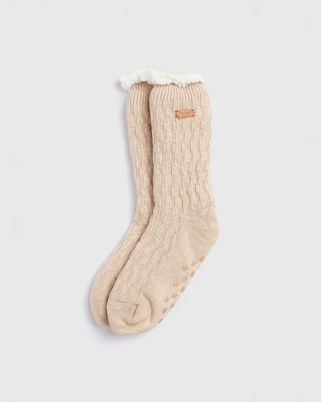 Oatmeal-Cable-Knit-Lounge-Socks