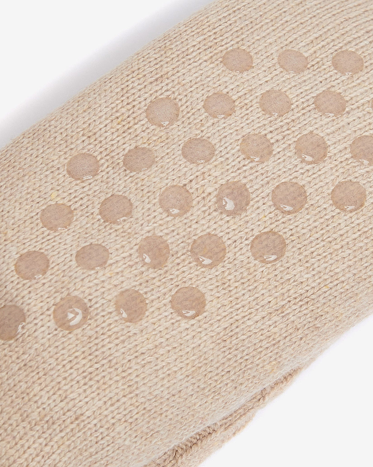 Oatmeal Cable Knit Lounge Socks