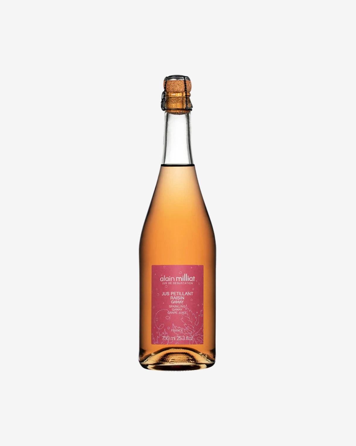 Alain Milliat Non-Alcoholic Sparkling Gamay Rosé Grape Juice