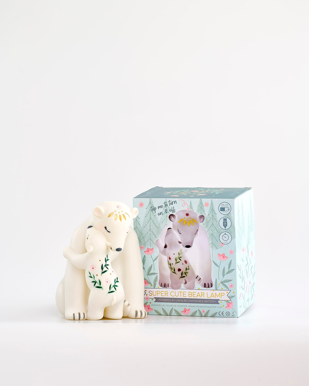 Rechargeable-LED-Polar-Bear-Night-Light