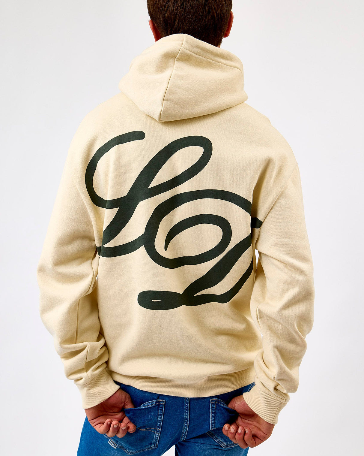 Ivory Danton Monogram Hoodie