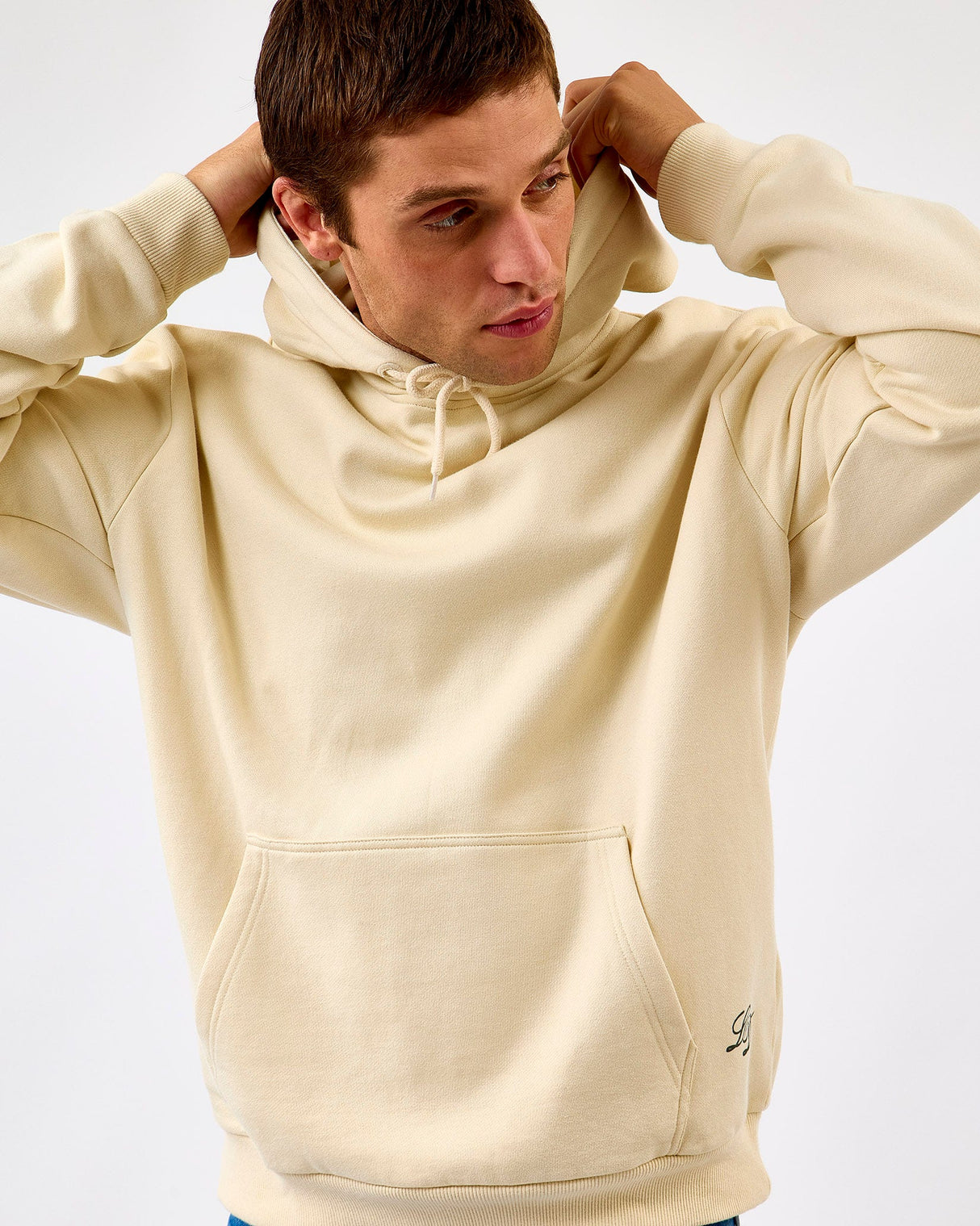Ivory Danton Monogram Hoodie