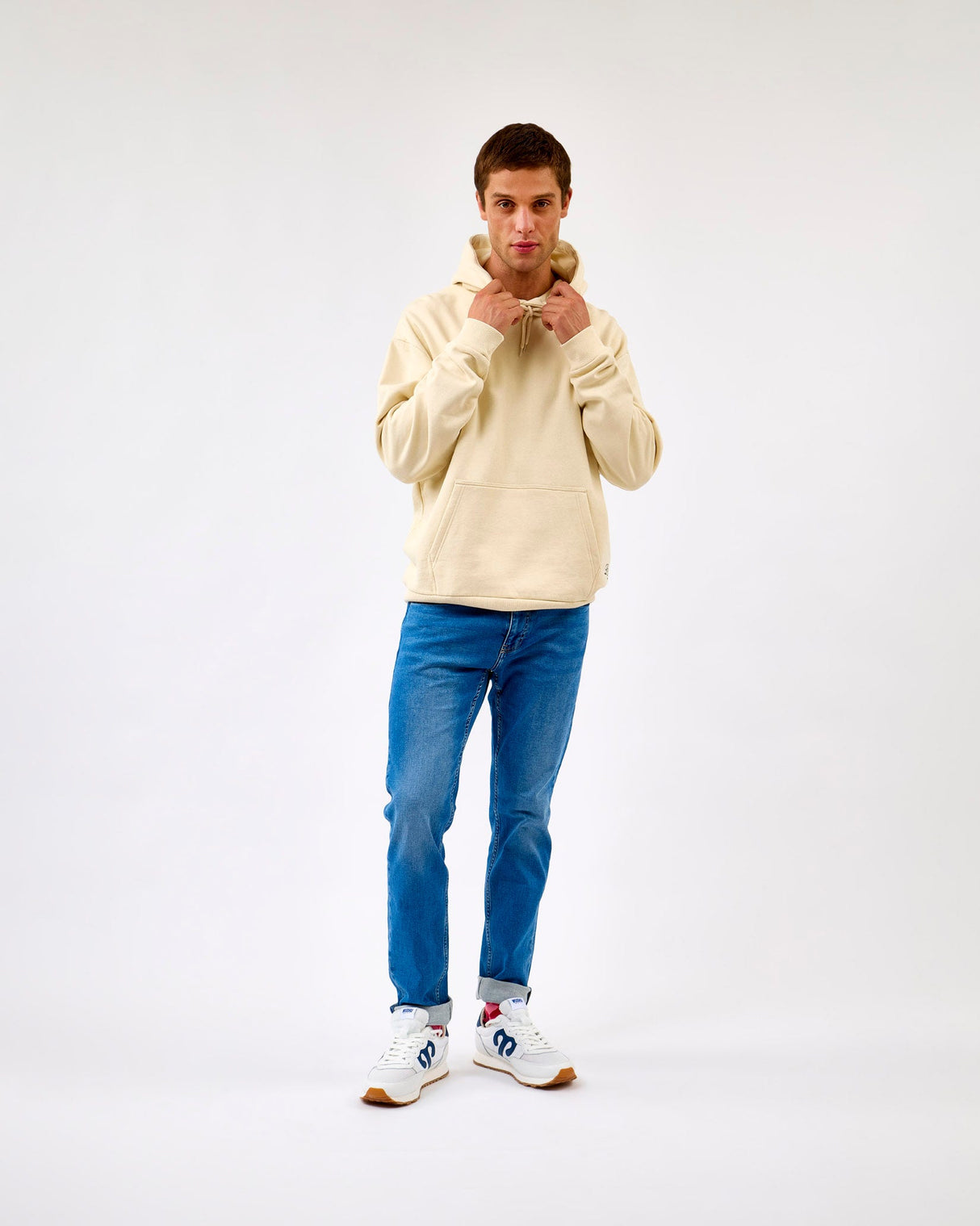 Ivory Danton Monogram Hoodie