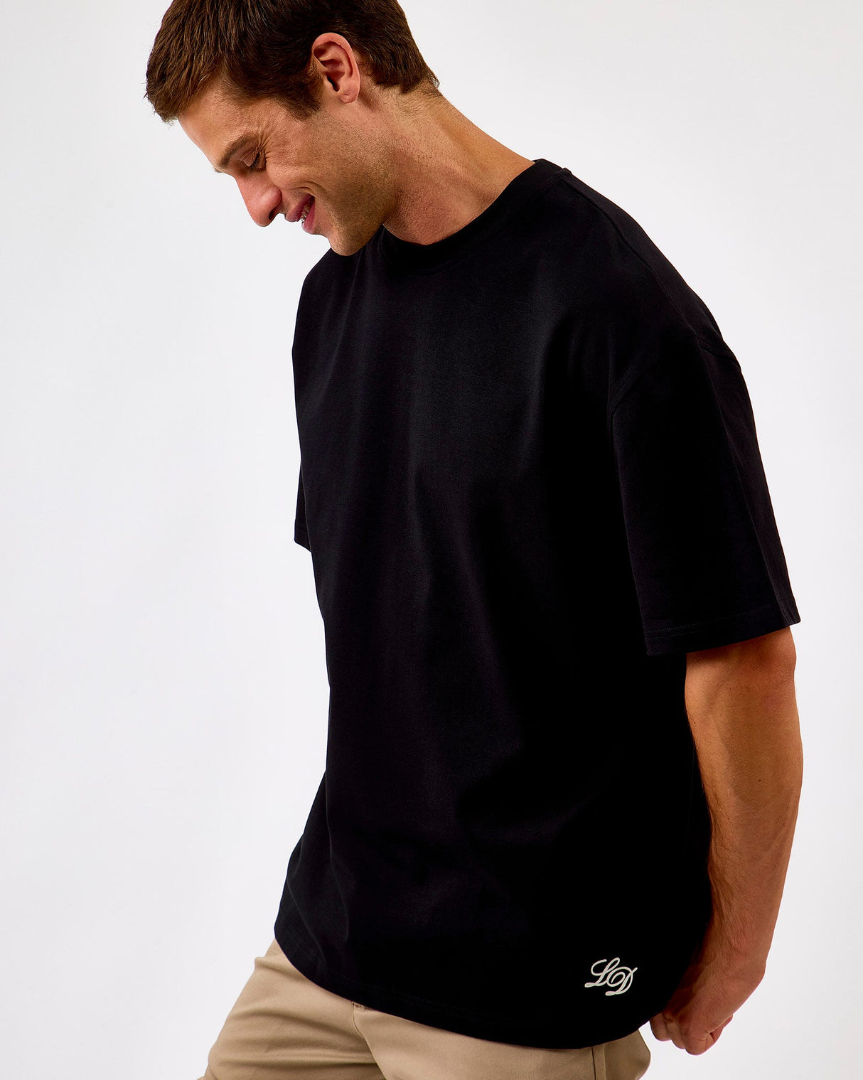 Black-Ivory-Danton-Monogram-T-Shirt