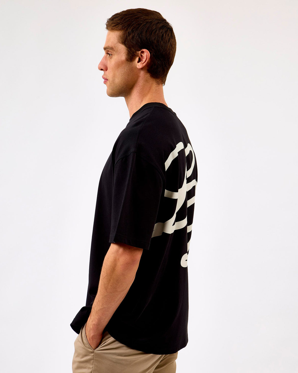 Black Ivory Danton Monogram T-Shirt