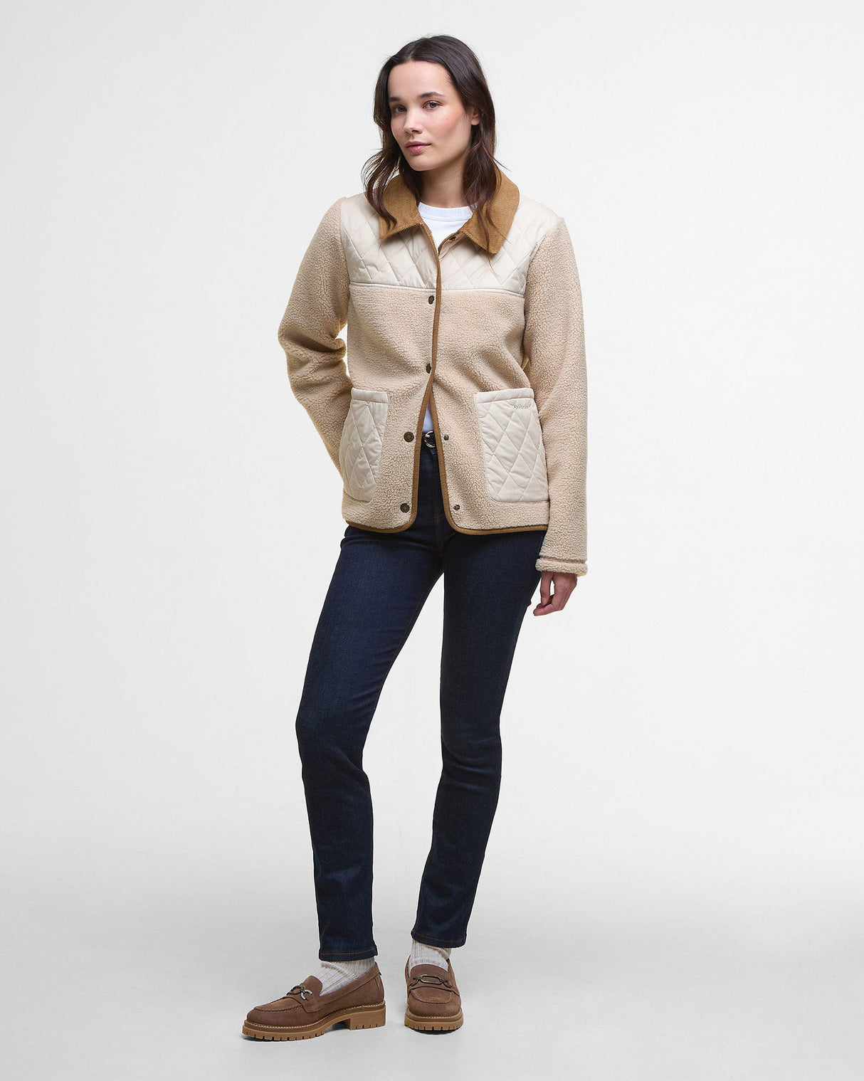 Natural & Blanc Laurel Fleece Jacket