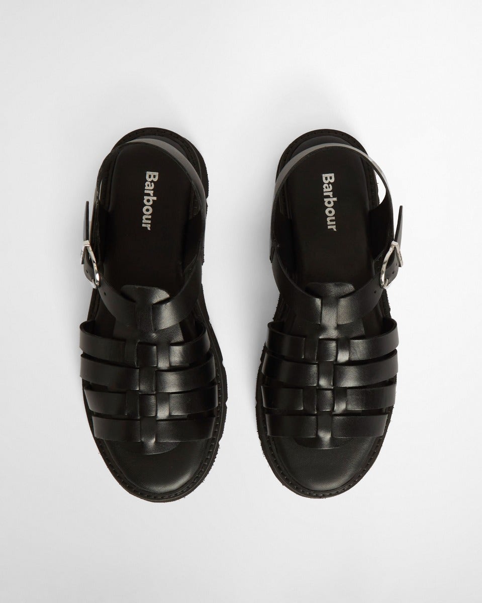 Black Otterburn Fisherman Sandal
